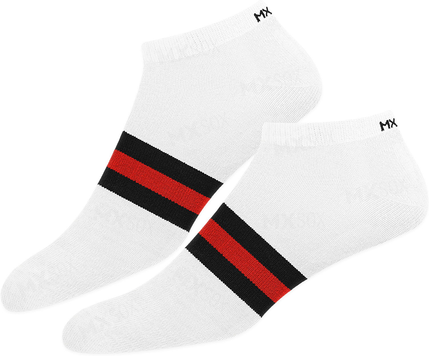 Image of MXSOX Men Striped Ankle Length