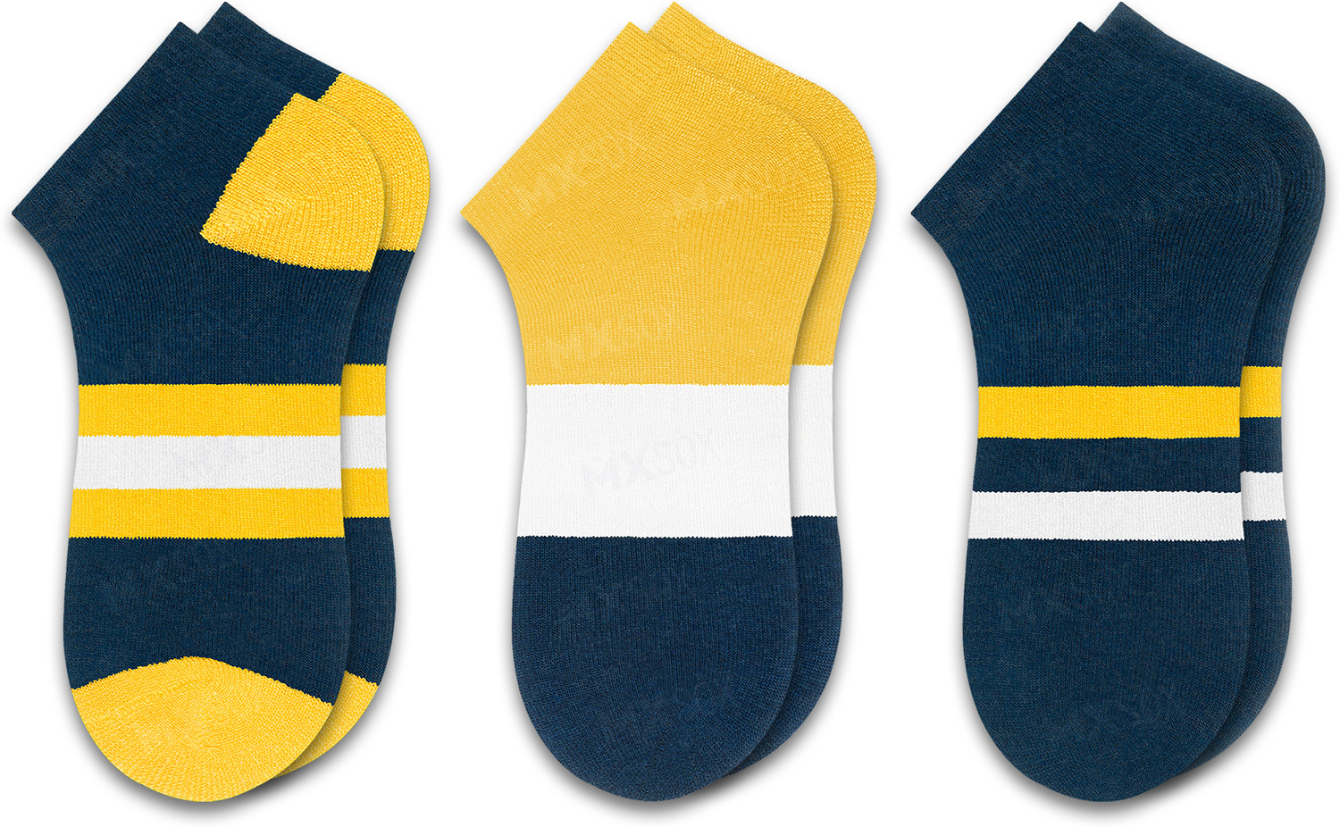 Image of MXSOX Men & Women Color Block Ankle Length