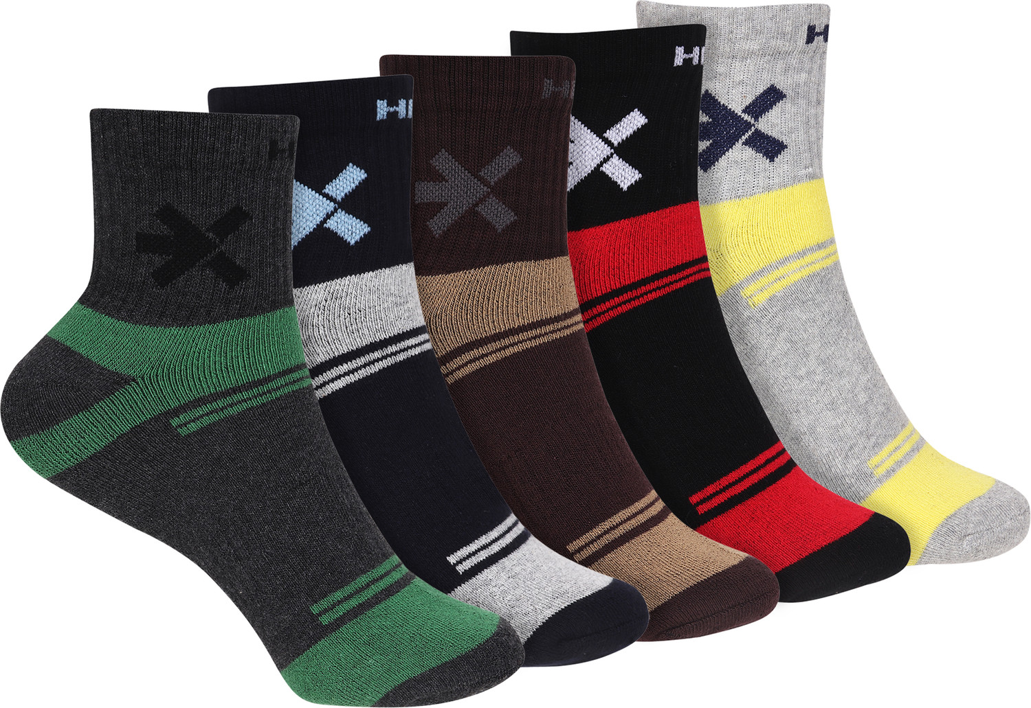 Image of KARTASYA Men & Women Solid Calf Length (Pack of 6)