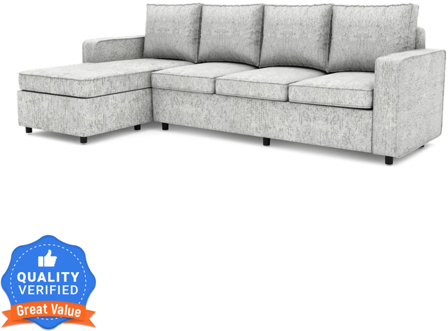 Flipkart Perfect Homes Canterbury LHS L Shape Fabric 7 Seater Sofa (Finish  Color - Blue, DIY(Do-It-Yourself)) - Price History