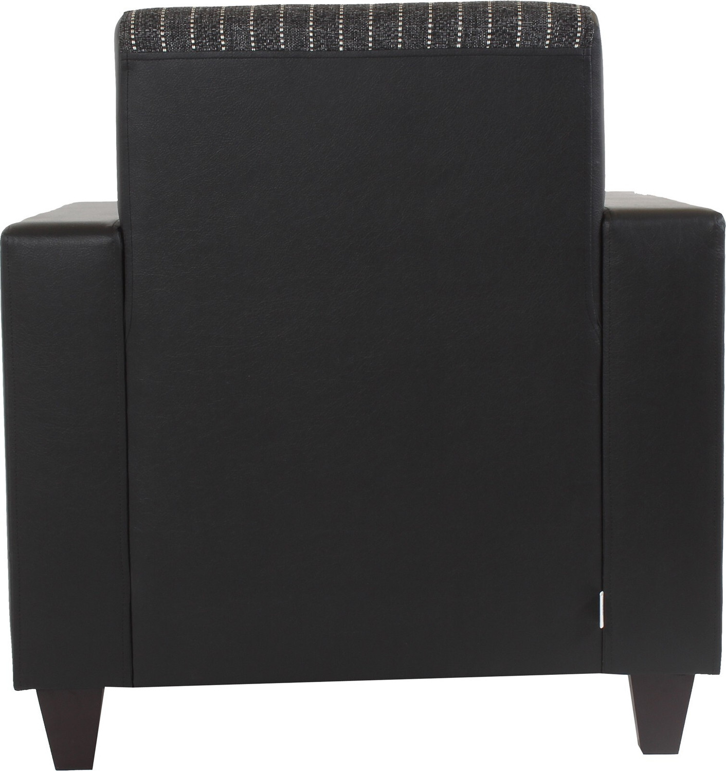 Image of Flipkart Perfect Homes Crete Leatherette and Fabric 1 Seater Sofa