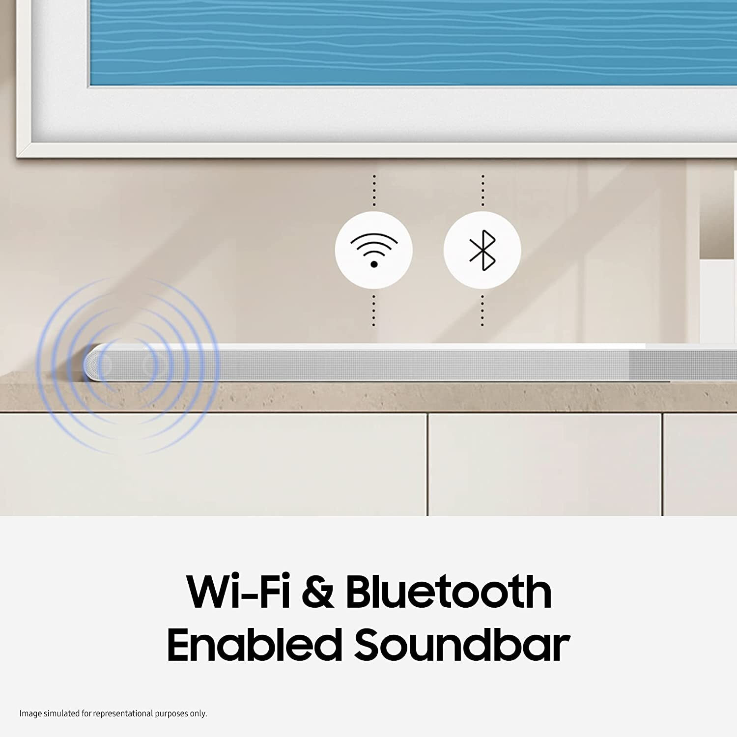 Image of Samsung HW-S801B /XL Ultra Slim Wireless Dolby Digital Plus, Active Voice Amplifier 330 W Bluetooth Soundbar