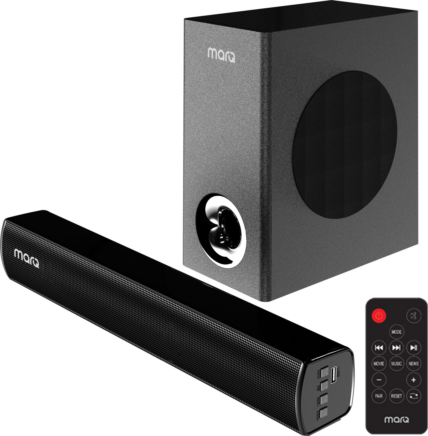 MarQ Flipkart MQ60-SB2125 60W Bluetooth Soundbar – ₹1999