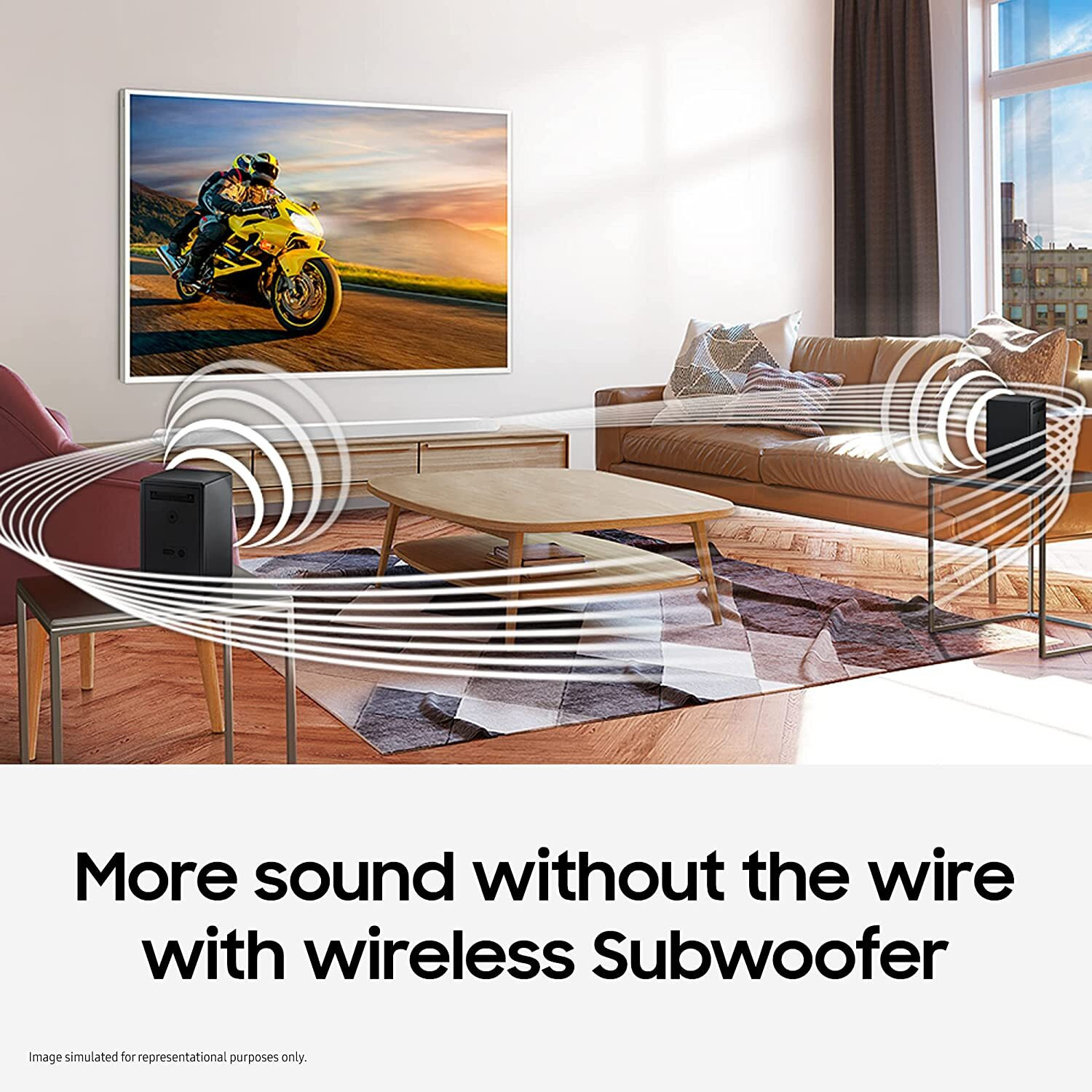 Image of Samsung HW-S801B /XL Ultra Slim Wireless Dolby Digital Plus, Active Voice Amplifier 330 W Bluetooth Soundbar