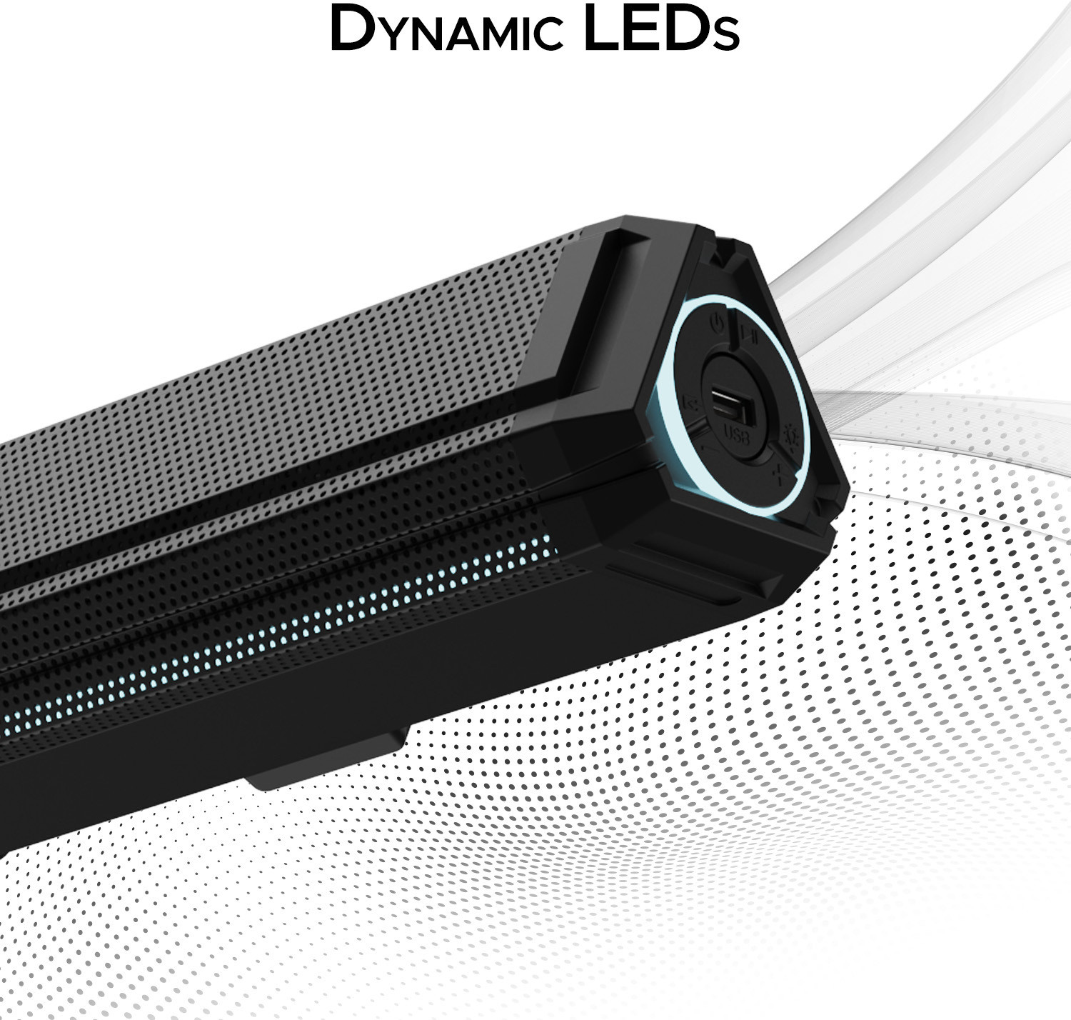 Image of boAt Aavante Bar Chord with Wireless Subwoofer and Dynamic LEDs 160 W Bluetooth Soundbar