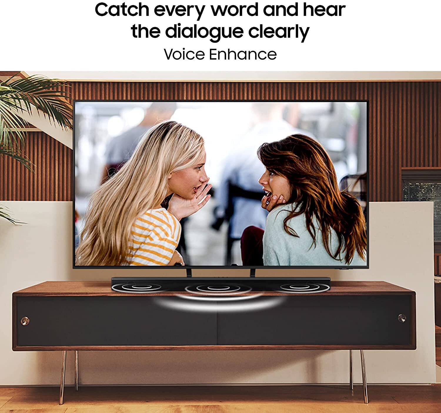 Image of Samsung (HW-B45E /XL) 3 speakers Wireless Subwoofer, Dolby Digital and DTS Virtual X 300 W Bluetooth Soundbar