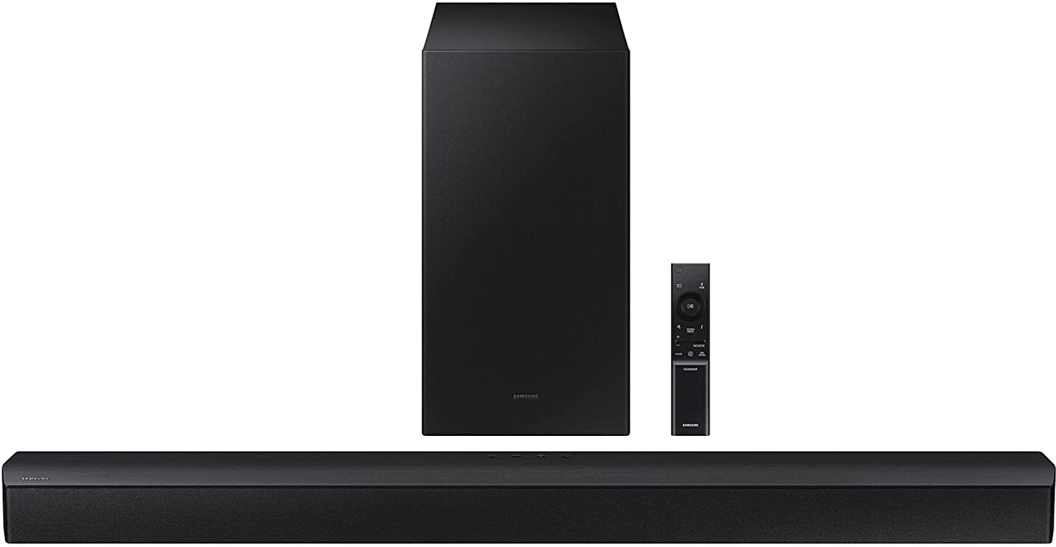 Image of Samsung (HW-B45E /XL) 3 speakers Wireless Subwoofer, Dolby Digital and DTS Virtual X 300 W Bluetooth Soundbar