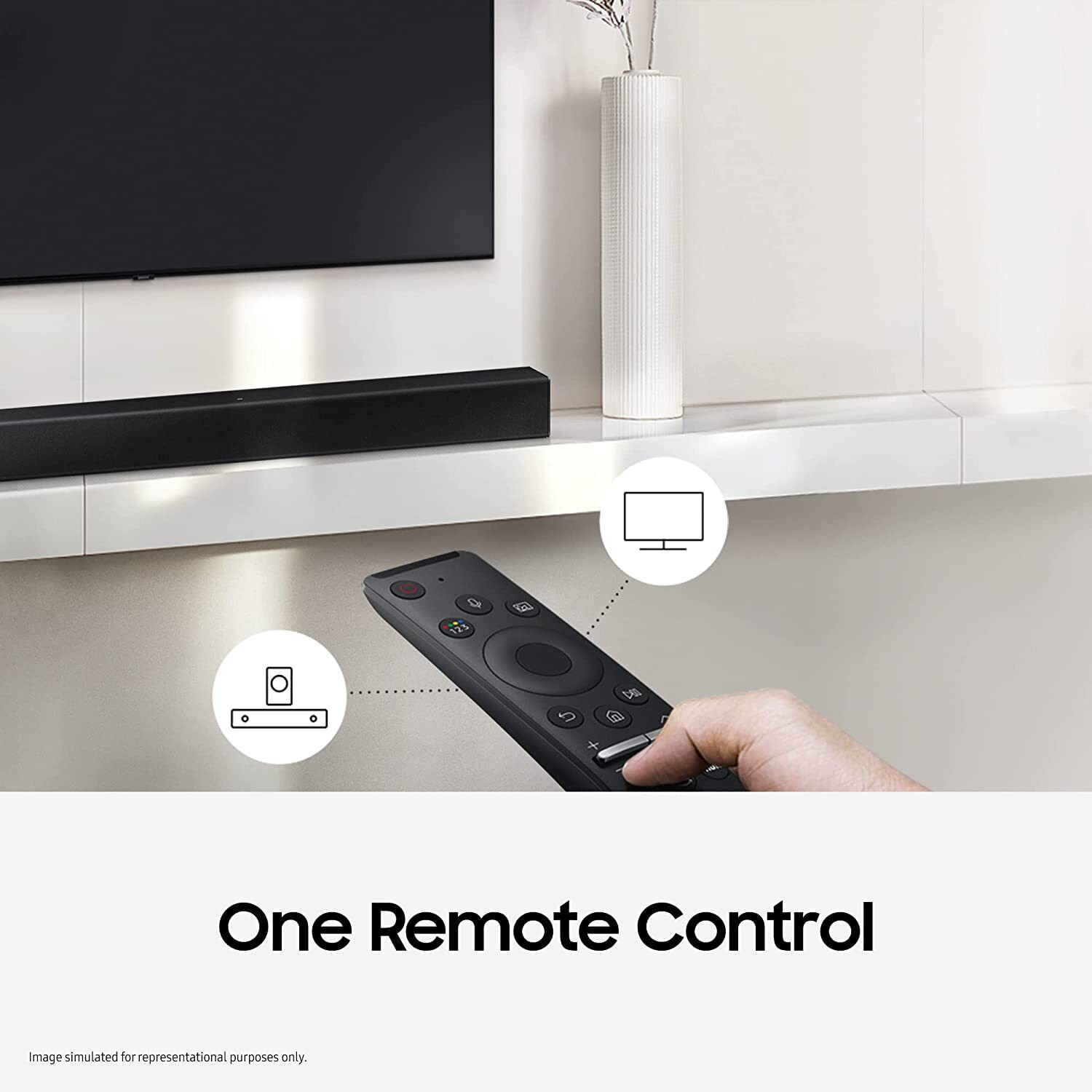 Image of Samsung Hw-T400 /Xl 40 W with Dolby Digital Technology 40 W Bluetooth Soundbar