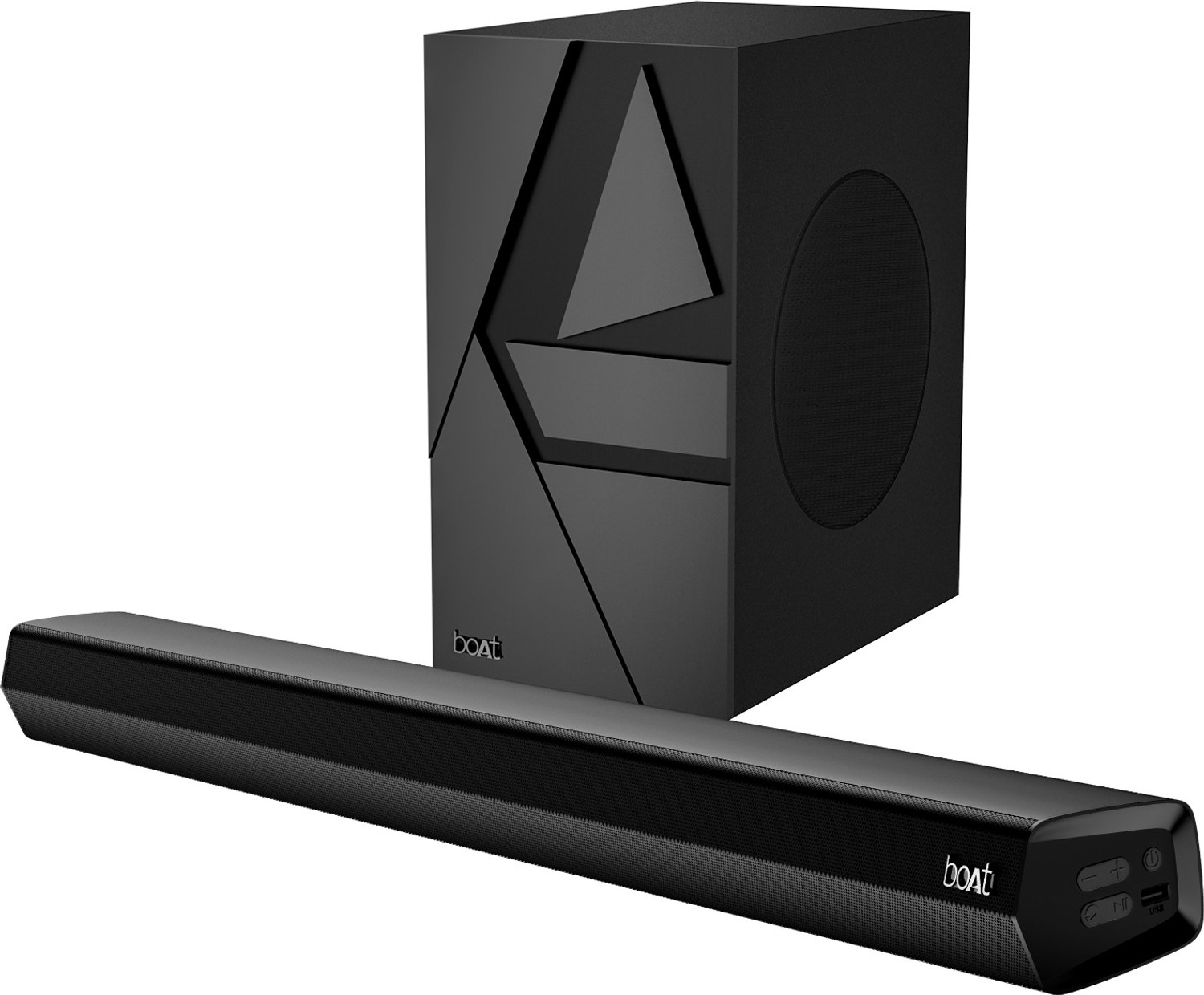 Image of boAt Aavante Bar 2000 Pro w / Wireless Subwoofer, Sleek Design & Remote Control 200 W Bluetooth Soundbar