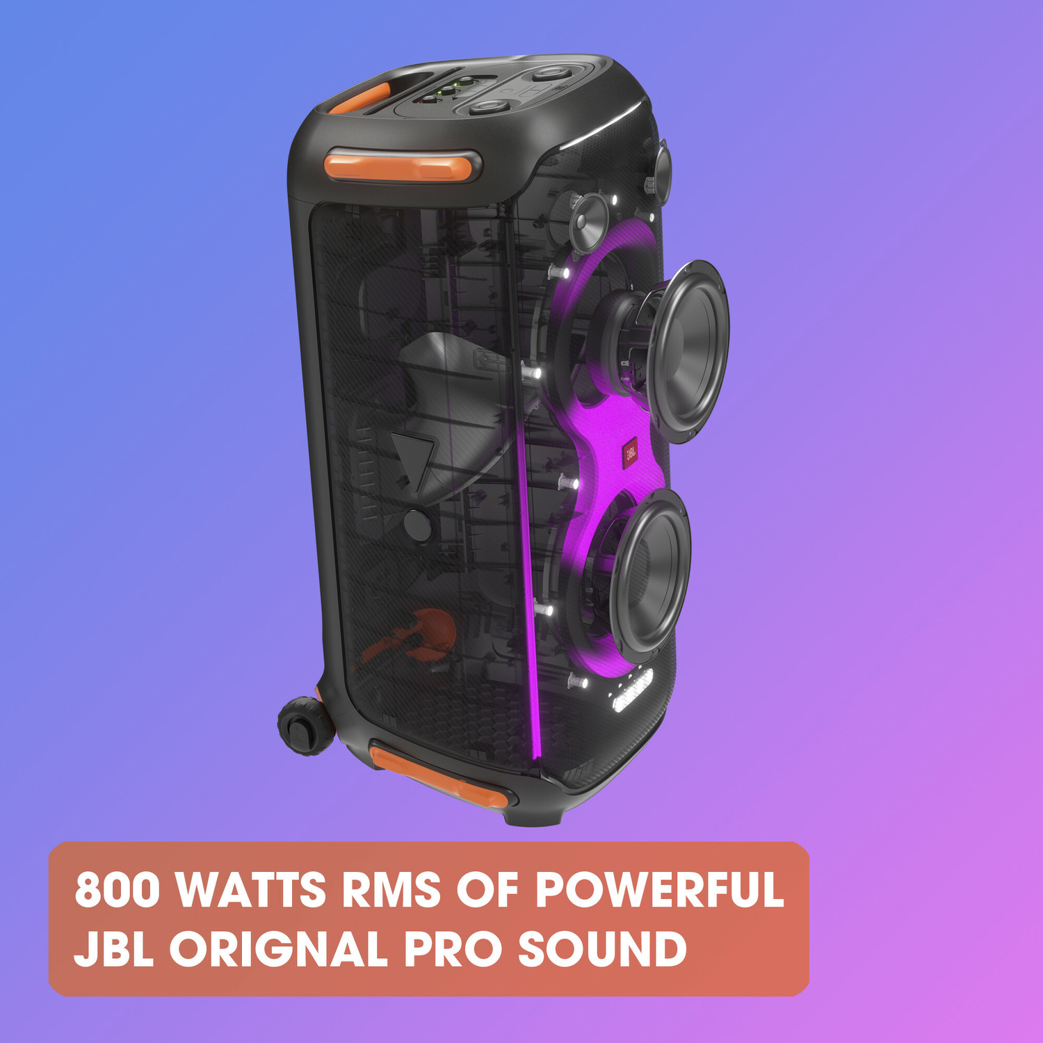Image of JBL PartyBox 710 with 800W RMS,Dynamic Music Synced Lightshow,PartyBox App 800 W Bluetooth Party Speaker