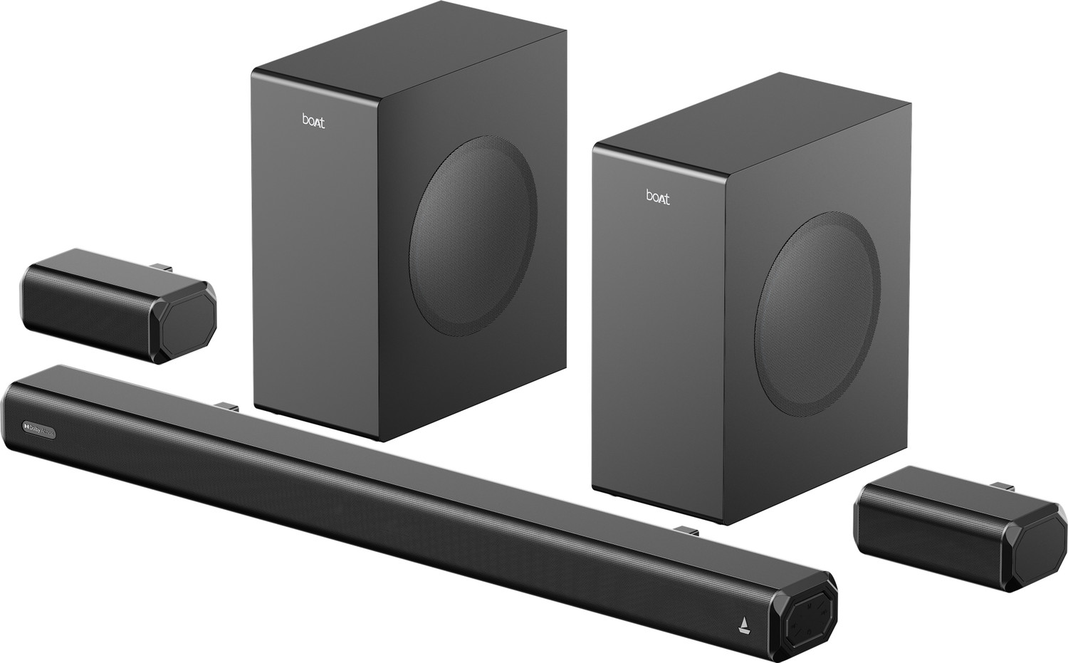 boAt Aavante Bar Prime DA600,DOLBY ATMOS,Dual Subwoofer,Rear Speaker 6