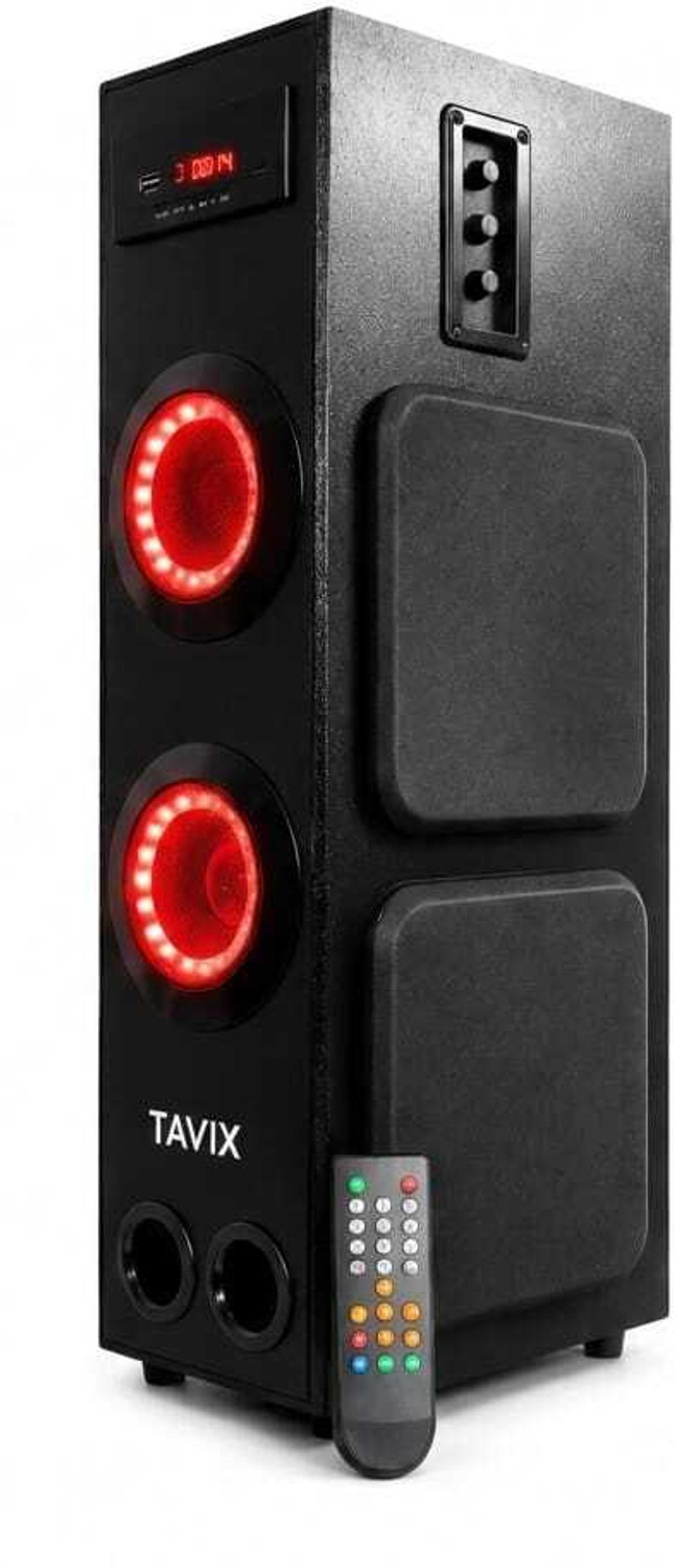 Image of DH Discovery DJ 1212 2000 W Bluetooth Tower Speaker (Black, 2.0 Channel)