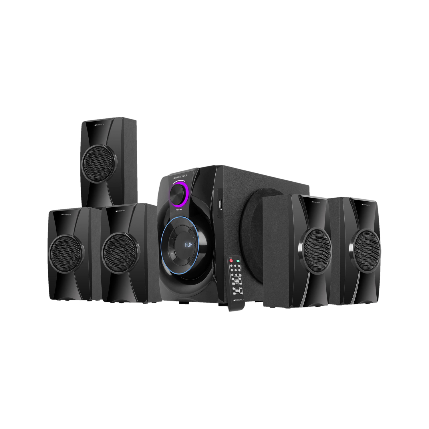 ZEBRONICS Zeb BASSO 100, 90W, Home theater speaker, AC-3 surround soun