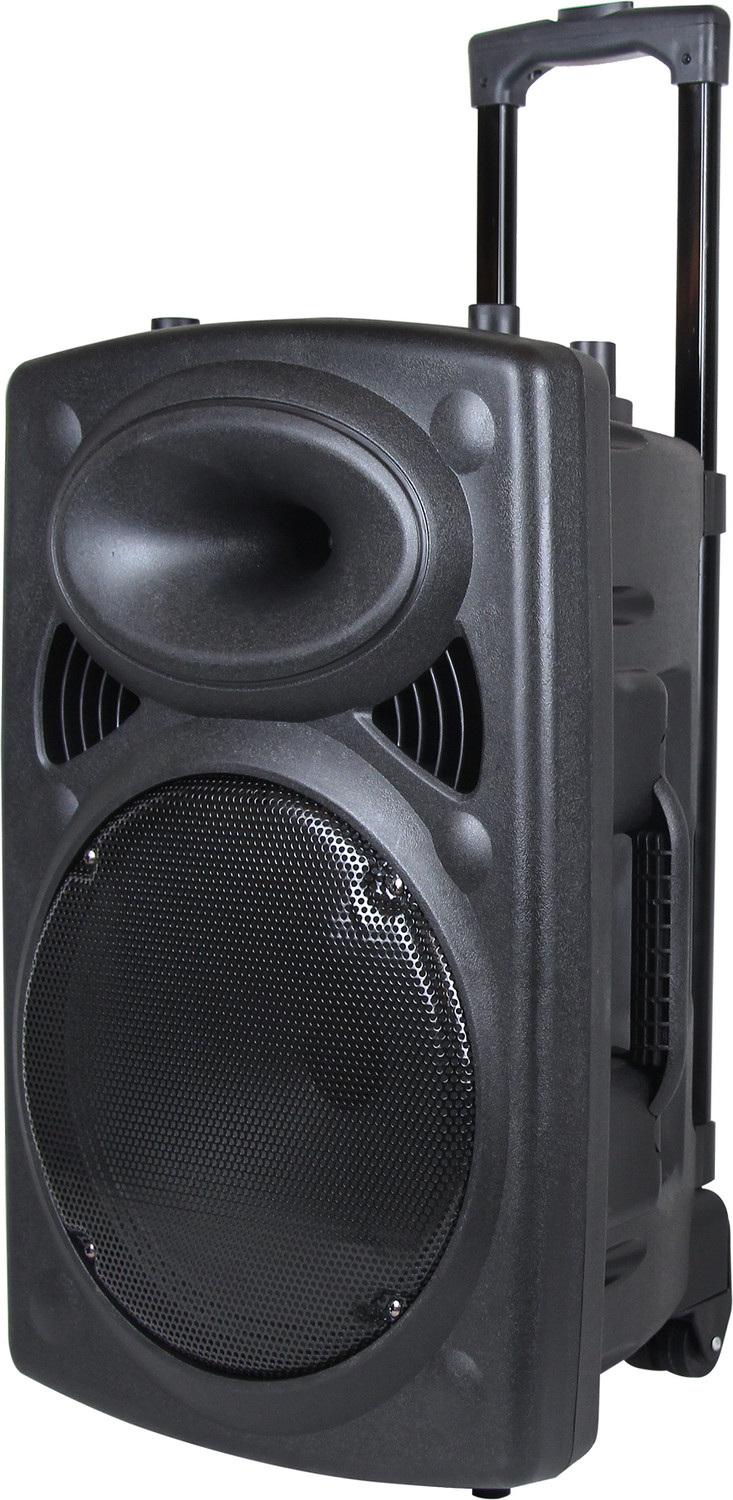 Image of artis BT912 Wireless Trolley Speaker with USB /FM /TF card Reader /AUX In /Mic In 60 W Portable Bluetooth Party Speaker (Black, Stereo Channel)