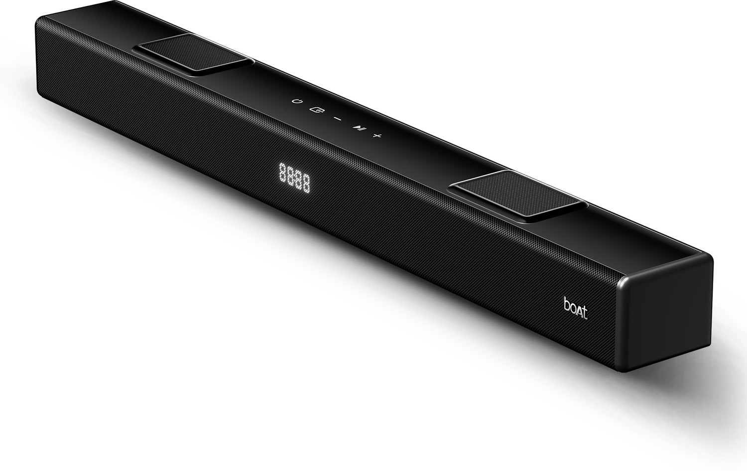 Image of boAt Aavante Groove Plus, Signature Sound,5Hrs Playback, RGB LEDs, Voice Assistant 16 W Bluetooth Soundbar (Premium Black, 2.0 Channel)