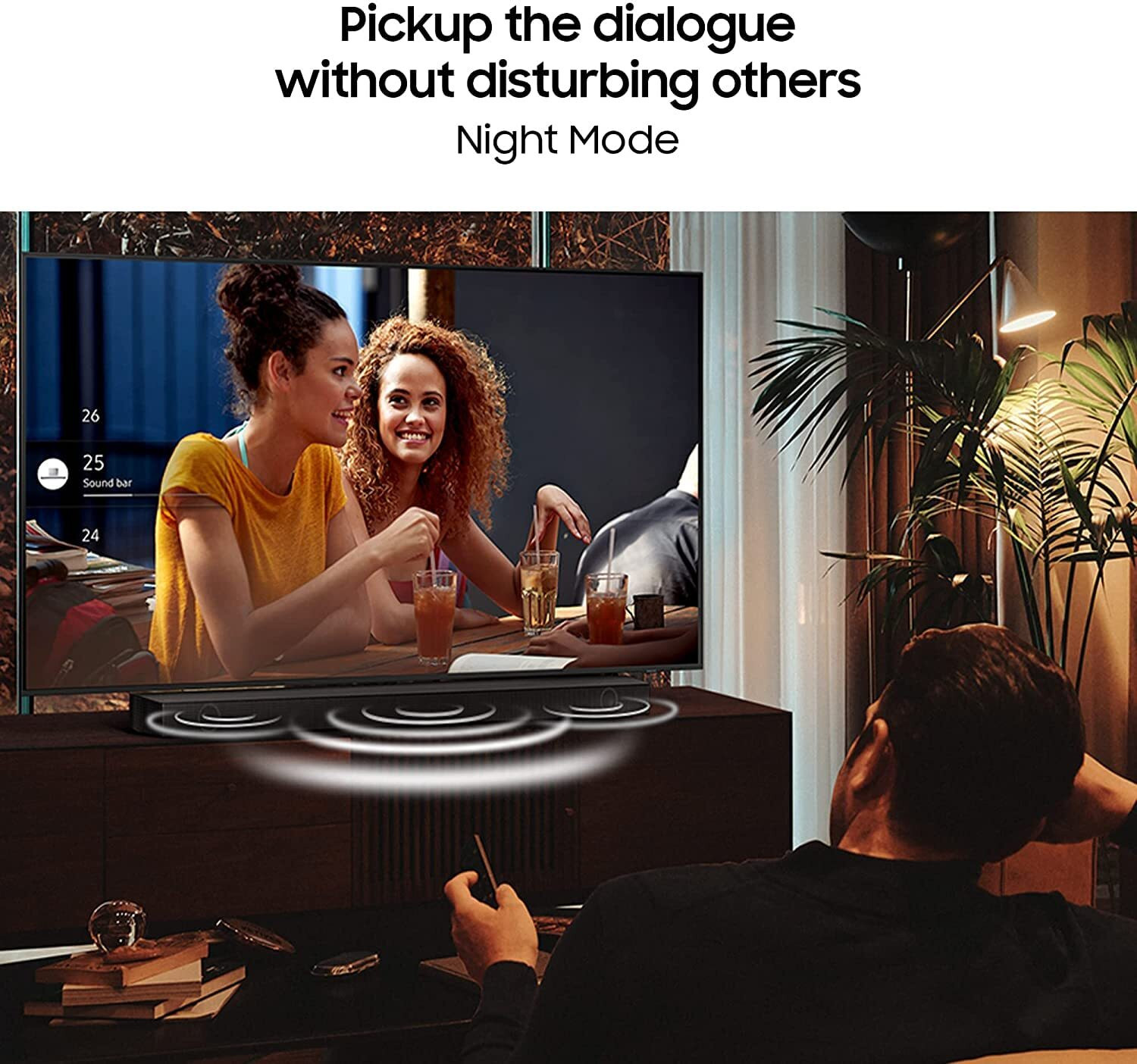 Image of Samsung (HW-B45E /XL) 3 speakers Wireless Subwoofer, Dolby Digital and DTS Virtual X 300 W Bluetooth Soundbar