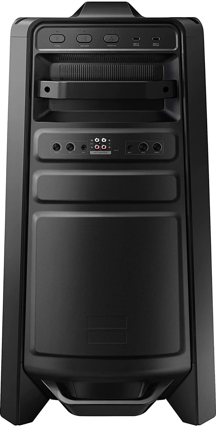 Image of Samsung Sound Tower {MX-T70 /XL} Built-in Subwoofer, Bluetooth, USB, Karaoke Enabled 1500 W Bluetooth Party Speaker