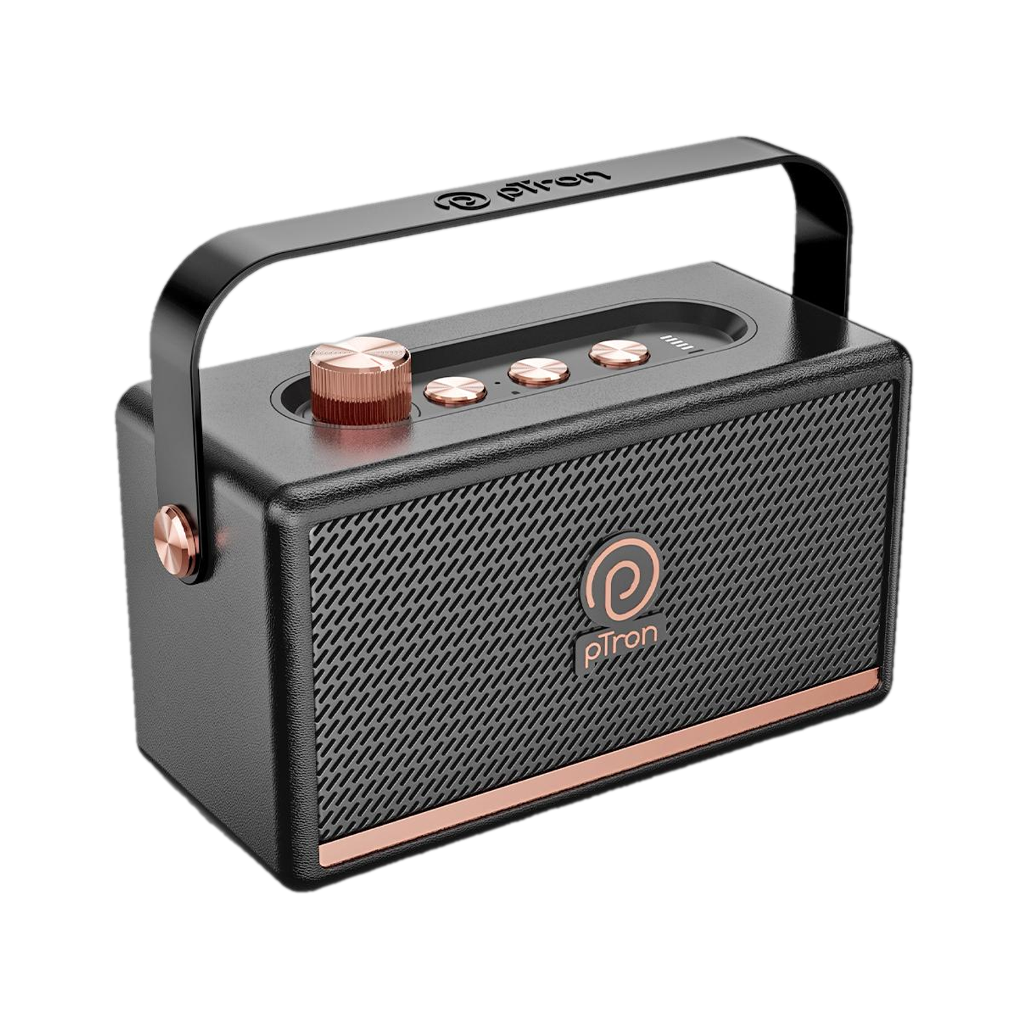 PTron Fusion Pro w/ 20W Pristine Sound,10Hrs Playtime, Retro Design, B