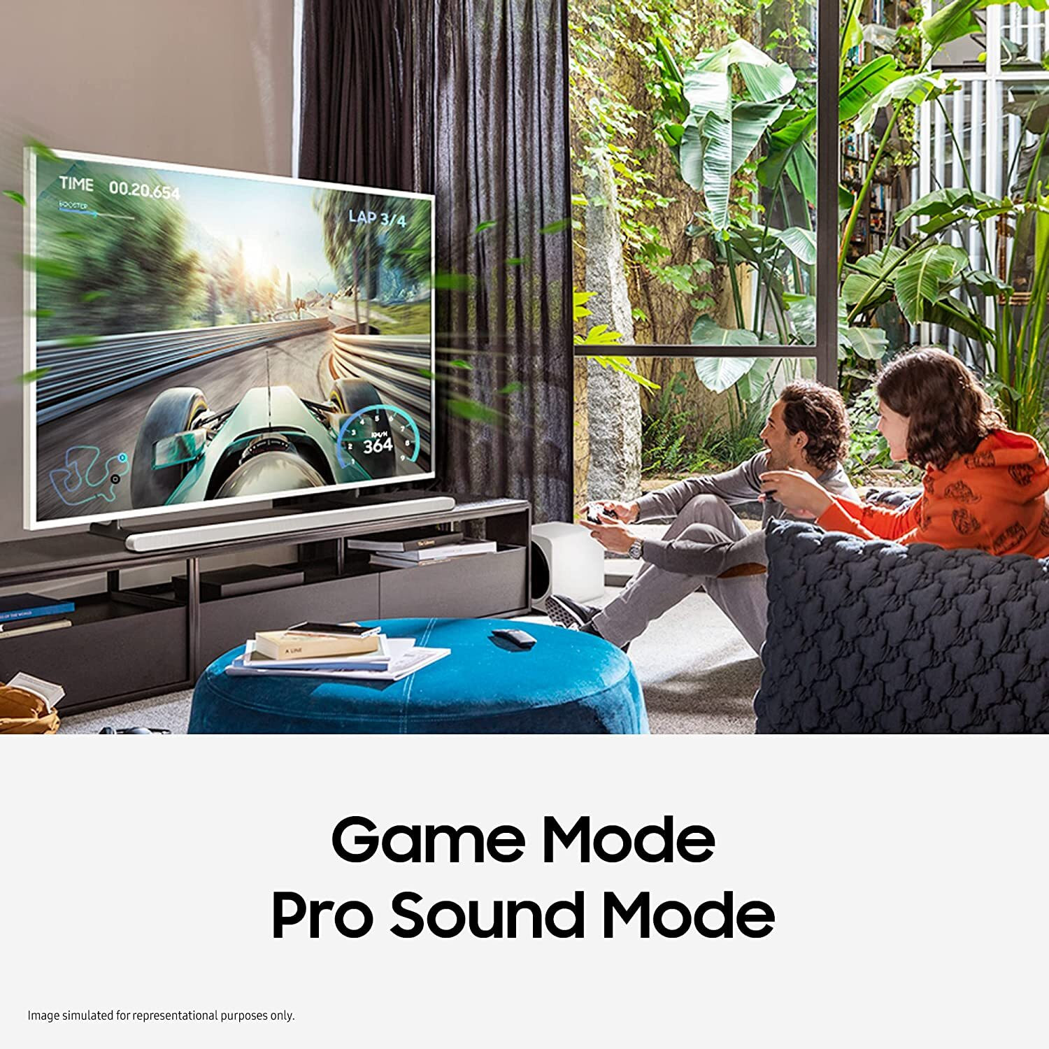 Image of Samsung HW-S801B /XL Ultra Slim Wireless Dolby Digital Plus, Active Voice Amplifier 330 W Bluetooth Soundbar