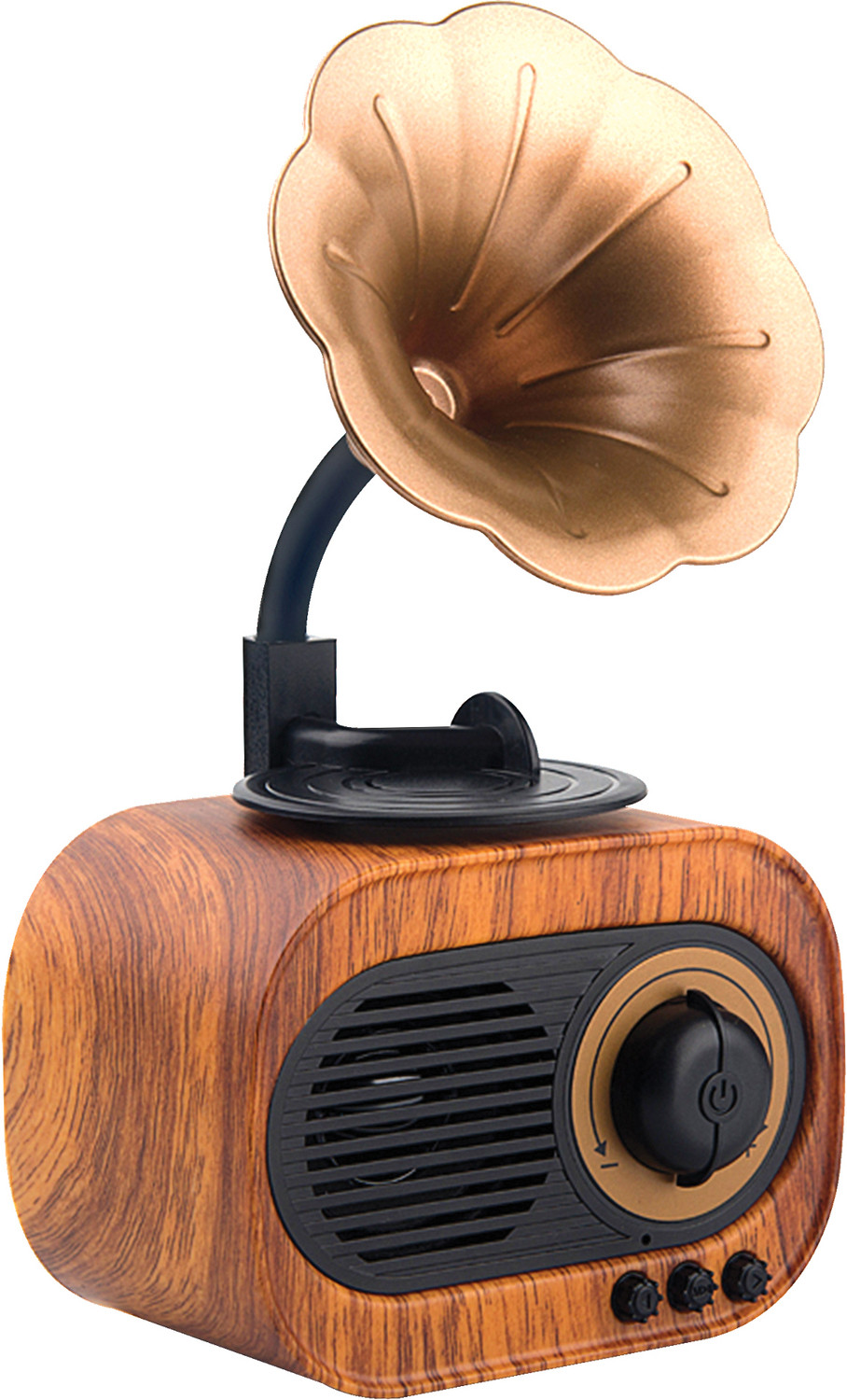 artis BT12 Classic Retro Wireless BT Speaker wire free music and calls 5 W Bluetooth Speaker  (Brown, Stereo Channel)