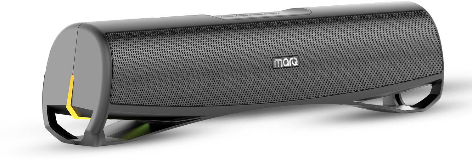 MarQ by Flipkart Thunder with Dual Drivers, Upto 6Hrs of Playback, RGB LED lights 16 W Bluetooth Soundbar
