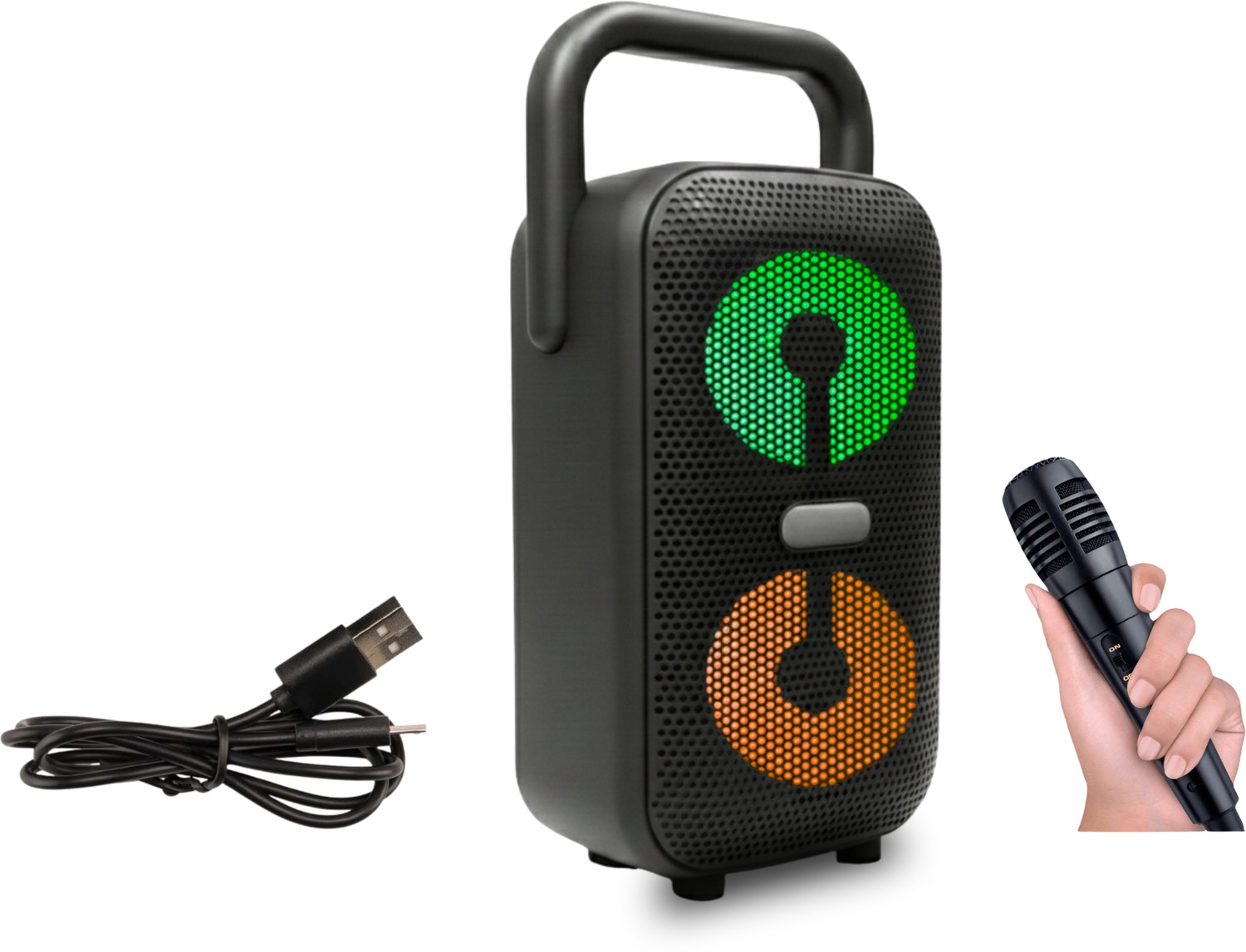 Image of artis BT912 Wireless Trolley Speaker with USB /FM /TF card Reader /AUX In /Mic In 60 W Portable Bluetooth Party Speaker (Black, Stereo Channel)