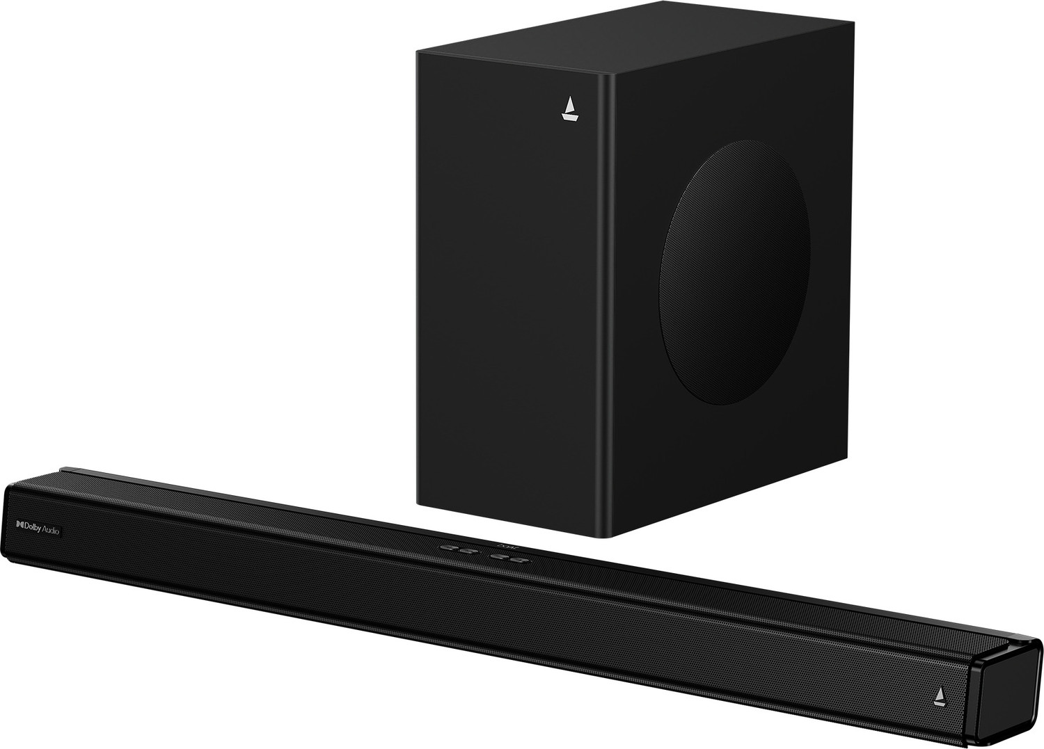 Image of boAt Aavante Groove Plus, Signature Sound,5Hrs Playback, RGB LEDs, Voice Assistant 16 W Bluetooth Soundbar (Premium Black, 2.0 Channel)