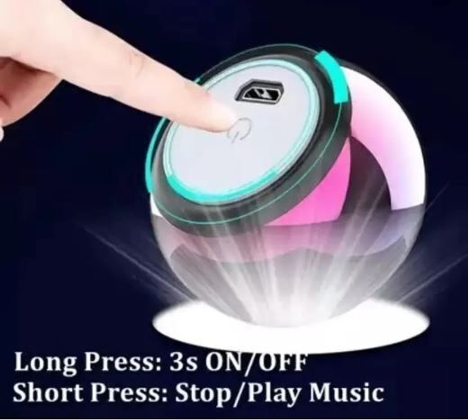 Image of RGV Mini M4 Bluetooth Speaker With HD Extra Bass with Google, Alexa & Siri Assistant Smart Speaker (Multicolor)