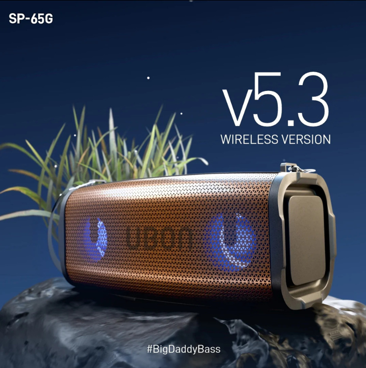 Image of Ubon SP-65 Shahenshah Gold Edition 20 W Bluetooth Home Audio Speaker (Gold, 2.0 Channel)