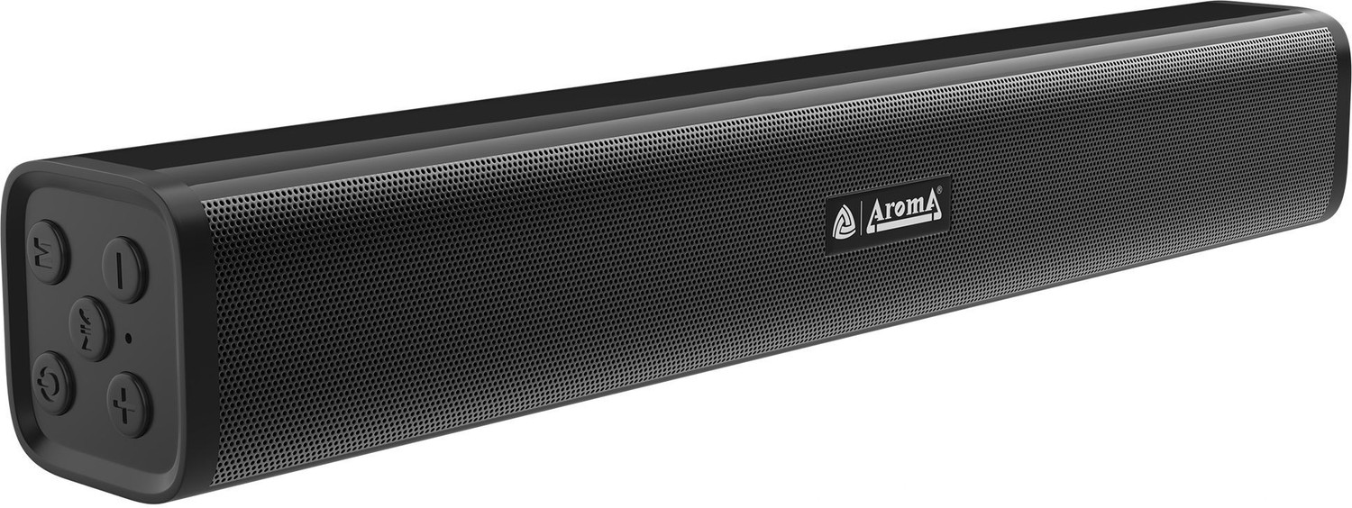 Image of boAt Aavante Groove Plus, Signature Sound,5Hrs Playback, RGB LEDs, Voice Assistant 16 W Bluetooth Soundbar (Premium Black, 2.0 Channel)