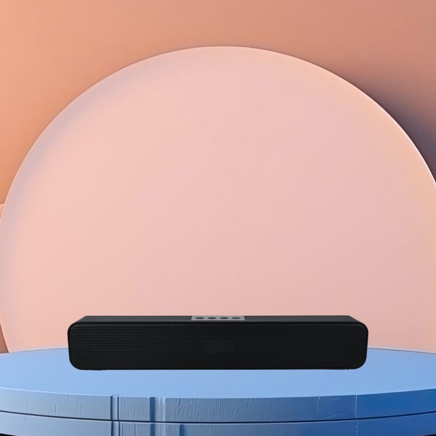 Image of CYOMI CY 684 v5.1 Wireless Sound bar Speaker with 8Hr Playtime 10 W Bluetooth Soundbar (Black, 5.1 Channel)