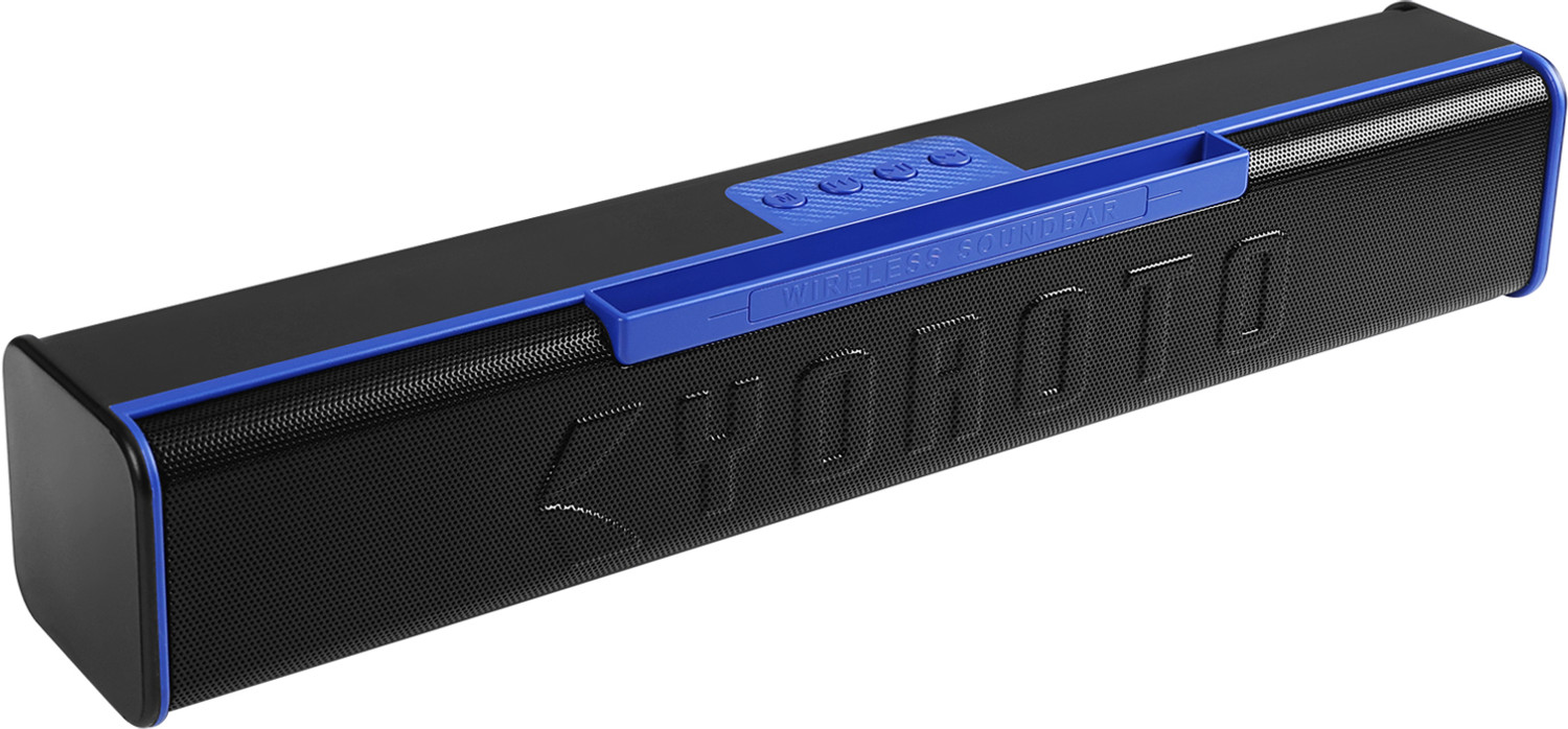 Image of YOROTO YO-SP-10-Max High Power HD Sound with Heavy Bass 20 W Bluetooth Soundbar (Black, Stereo Channel)