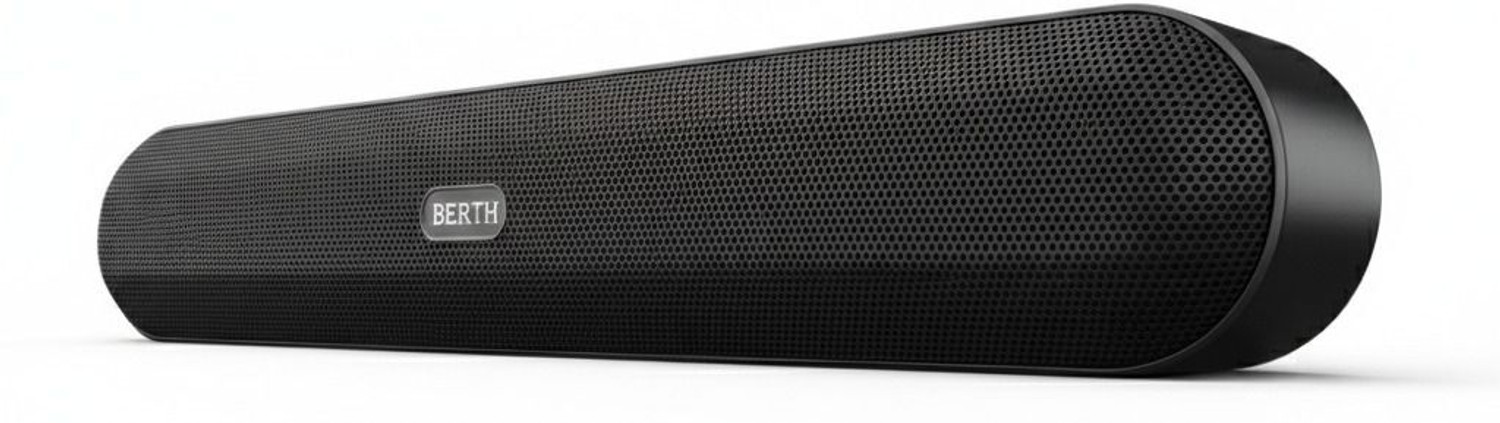 Image of BERTH Venero SB 75 Wireless for TV, Powerful Bass Home Theatre Speaker With RGB light 16 W Bluetooth Soundbar (Multicolor, 2.0 Channel)