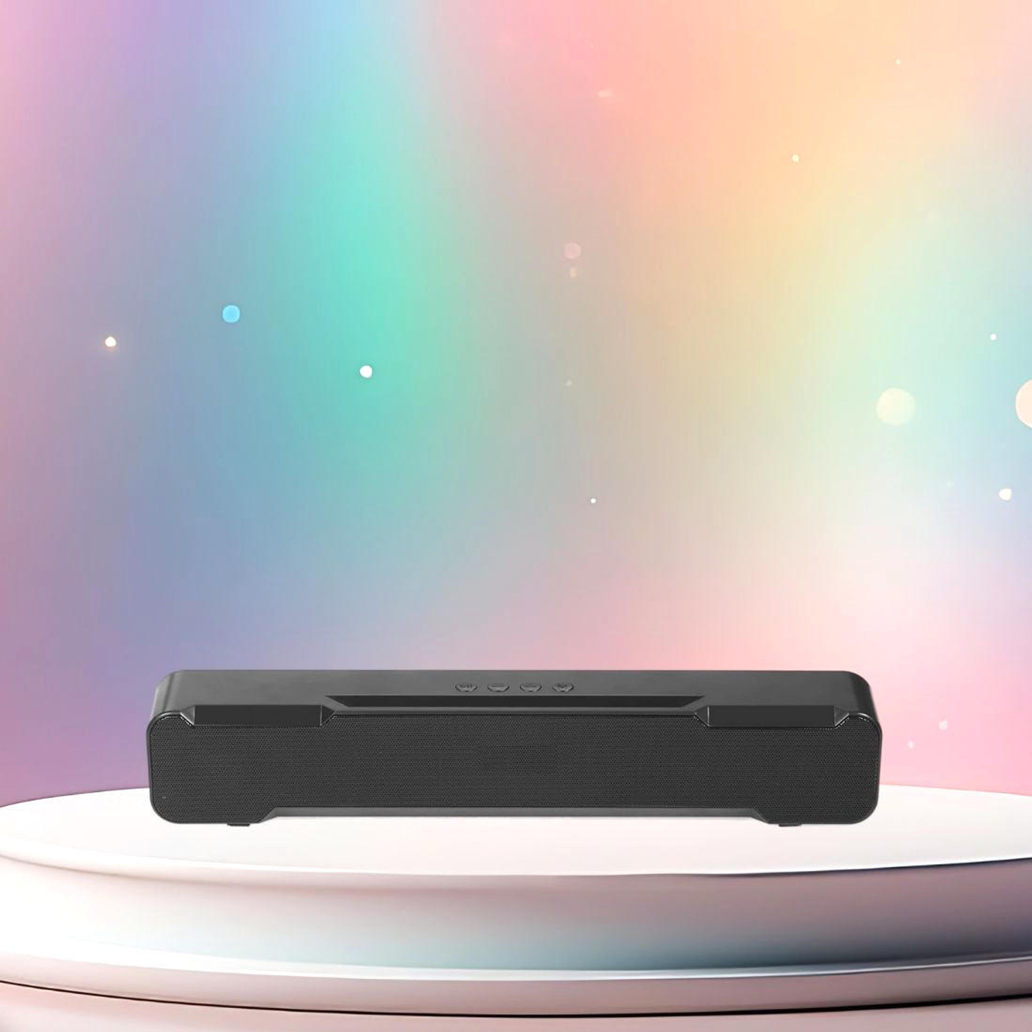 Image of CYOMI CY 684 v5.1 Wireless Sound bar Speaker with 8Hr Playtime 10 W Bluetooth Soundbar (Black, 5.1 Channel)