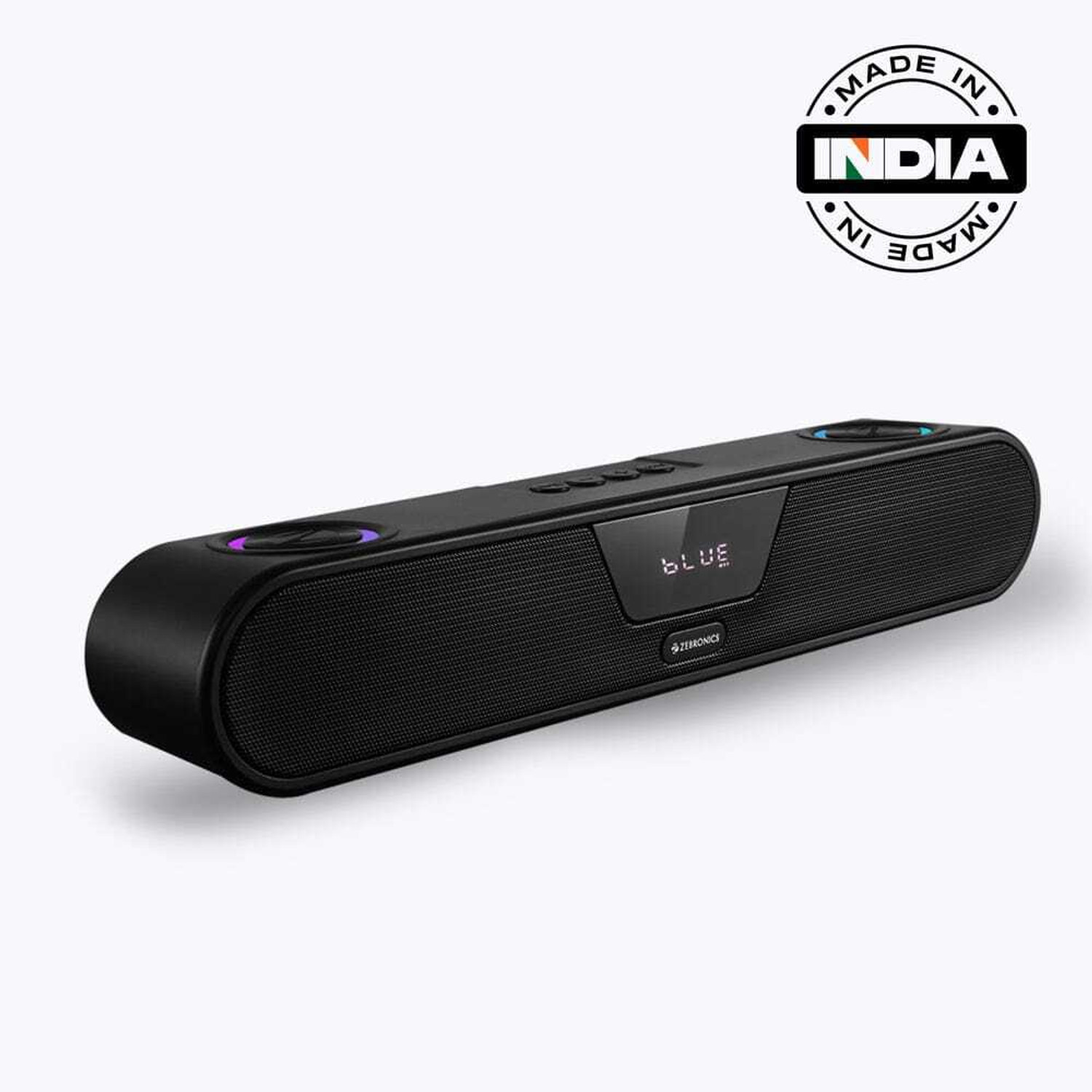 Image of boAt Aavante Groove Plus, Signature Sound,5Hrs Playback, RGB LEDs, Voice Assistant 16 W Bluetooth Soundbar (Premium Black, 2.0 Channel)