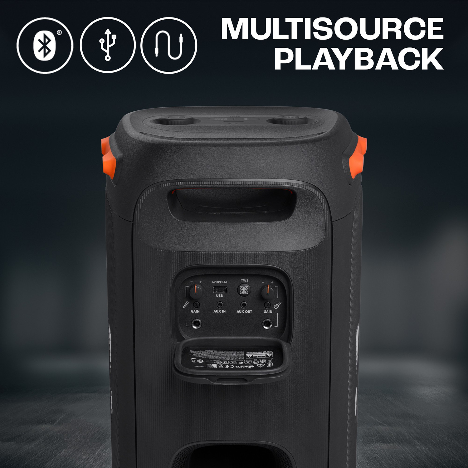 Image of JBL Partybox 110 with,Dynamic Light Show,Upto 12Hr Playtime, App 160 W Bluetooth Party Speaker