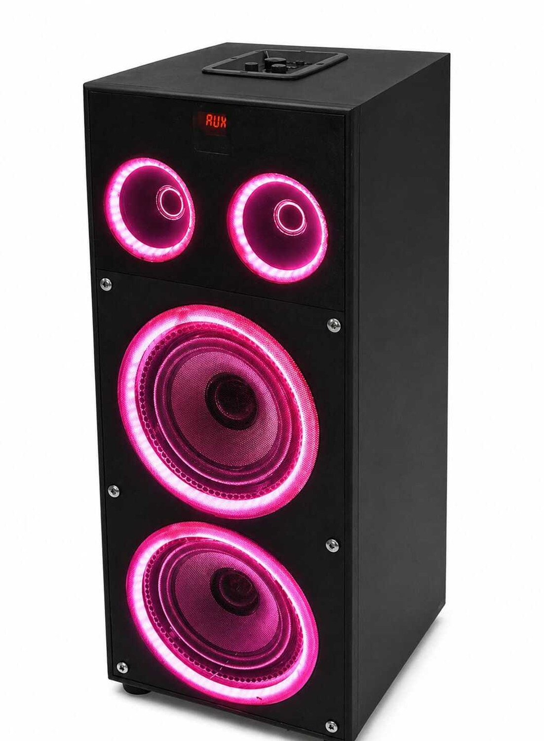 Image of DH Discovery DJ 1212 2000 W Bluetooth Tower Speaker (Black, 2.0 Channel)