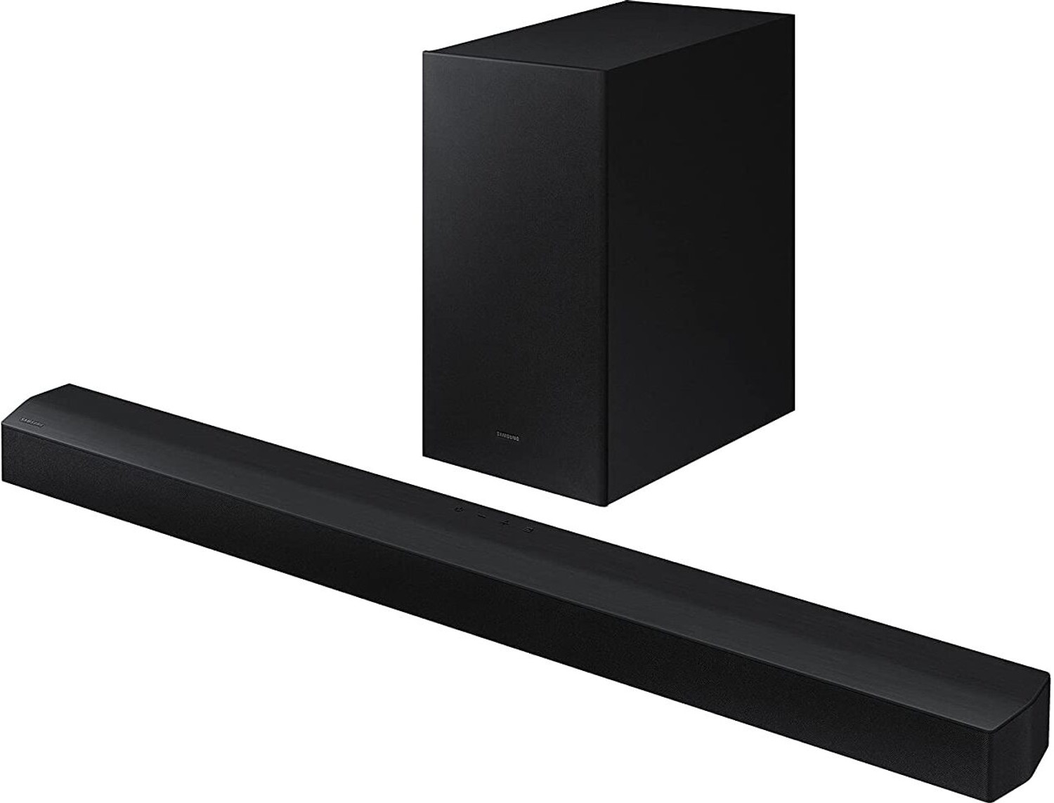 Image of Samsung (HW-B45E /XL) 3 speakers Wireless Subwoofer, Dolby Digital and DTS Virtual X 300 W Bluetooth Soundbar