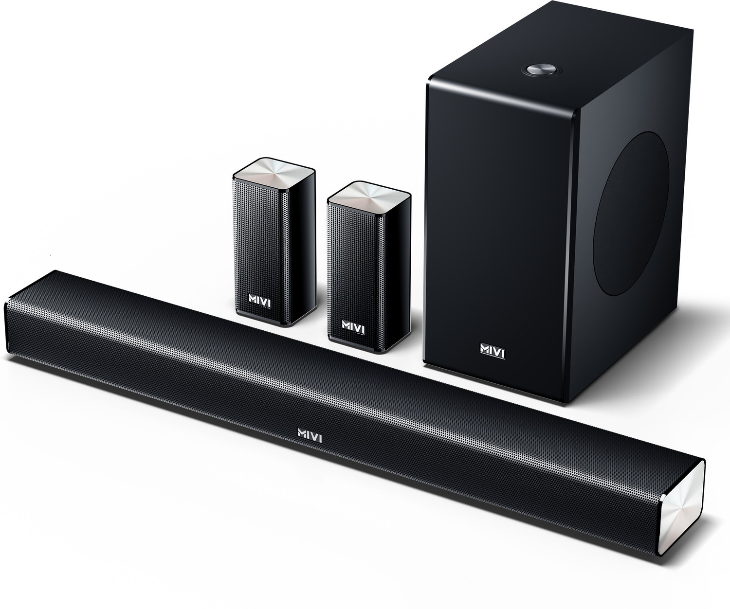 Mivi Fort S440 Soundbar with Subwoofer, 440W Surround – ₹11,999