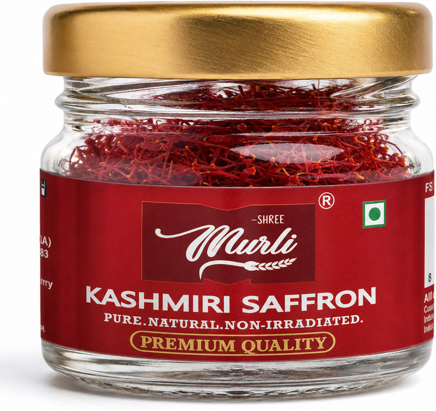 SHREE MURLI Kashmiri Saffron (Kesar) 100% Natural  (1 g)
