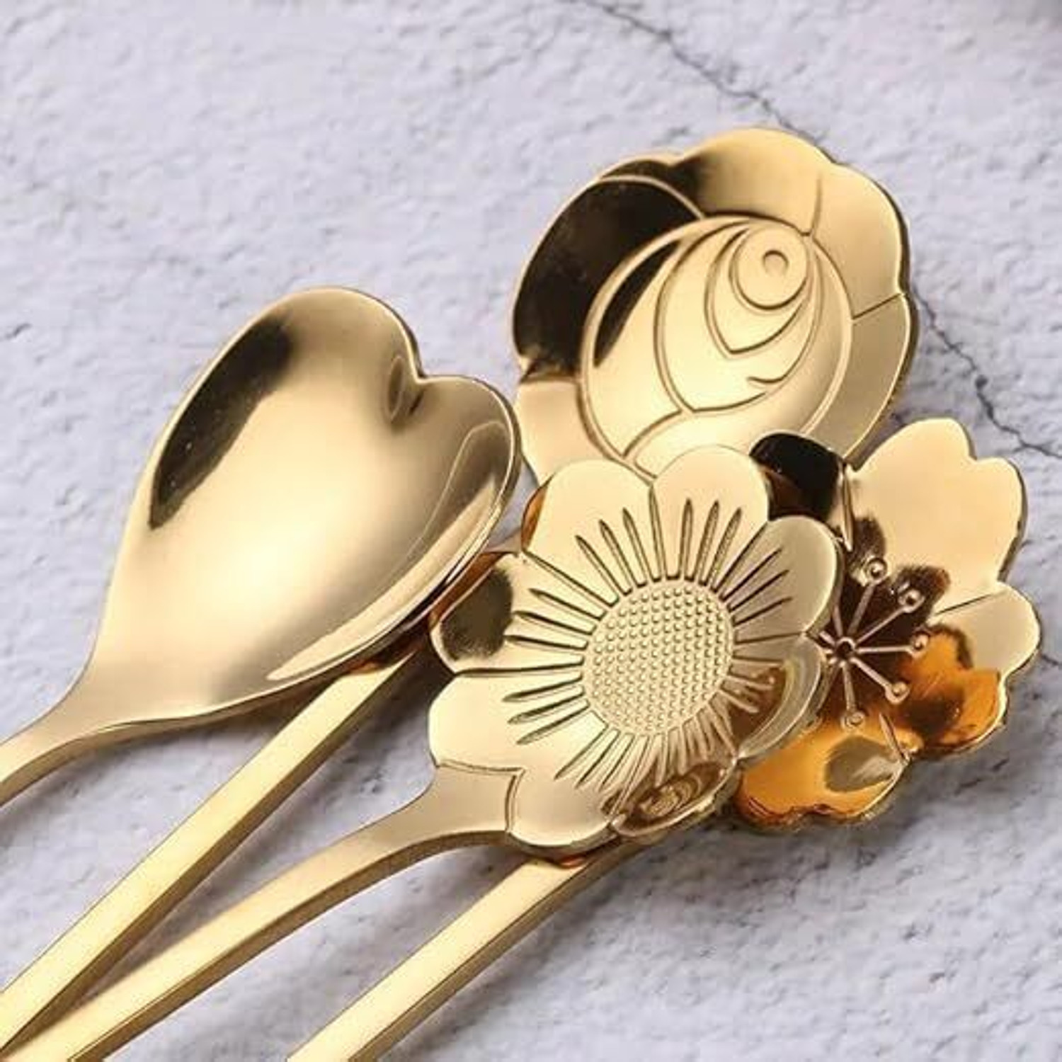 Image of ATROCK Spoon set of 6 Stainless Steel Table Spoon Set (Pack of 6)