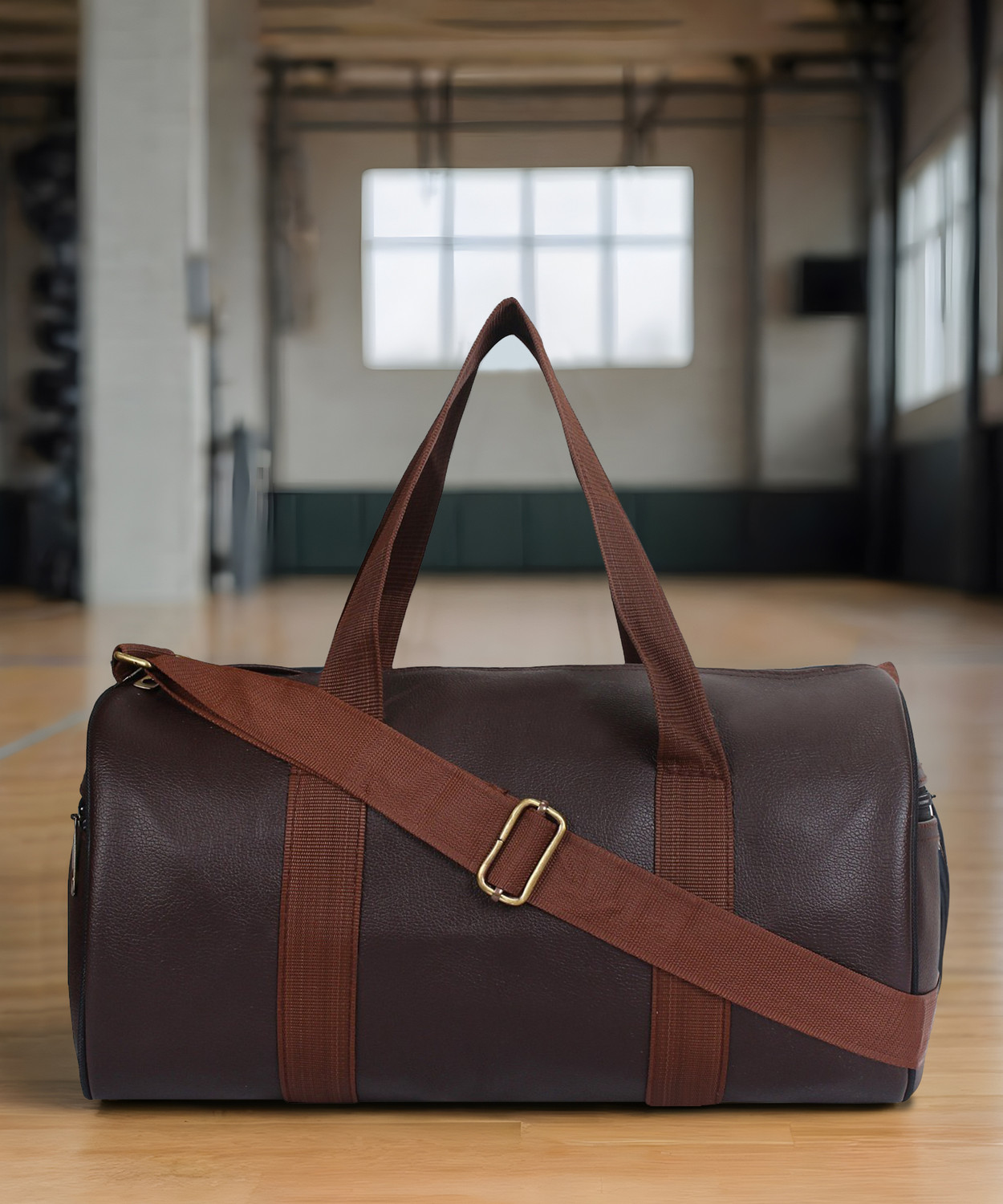 Monveli Black Gym Bag – Lightweight, Water‑Resistant, Only ₹156
