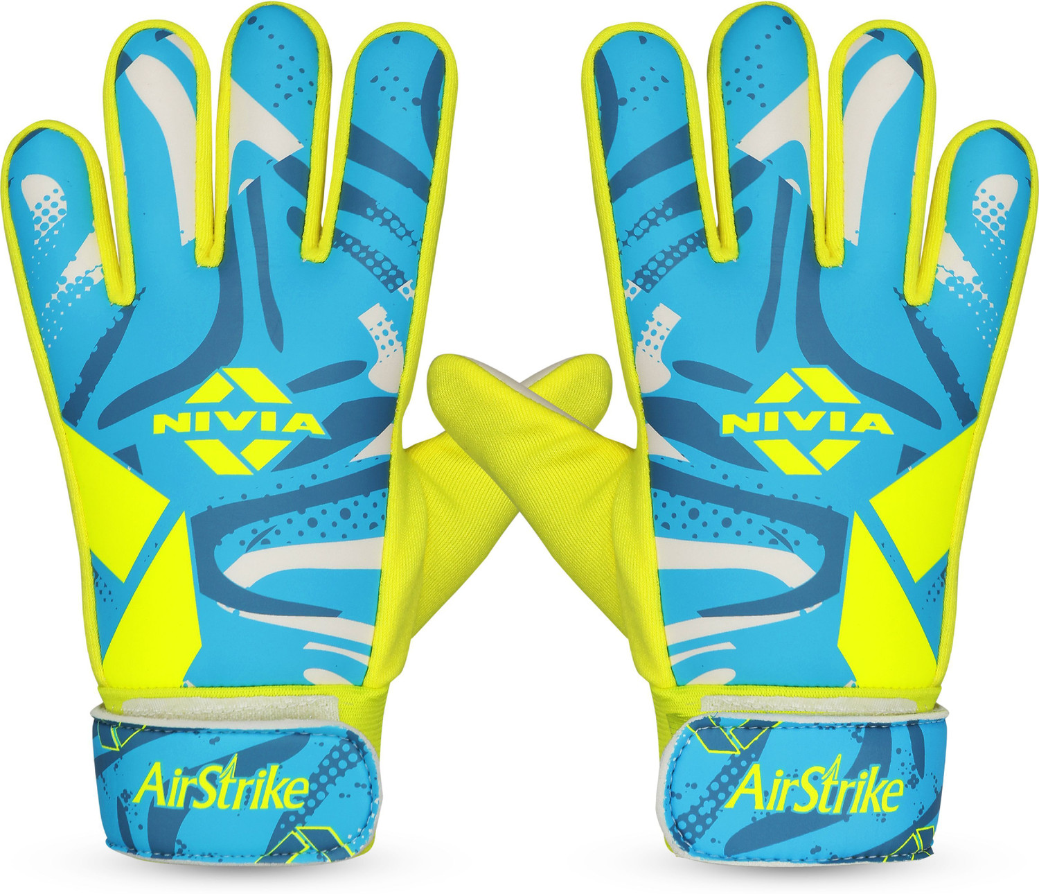 NIVIA Air Strike Goalkeeping Gloves  (Green)