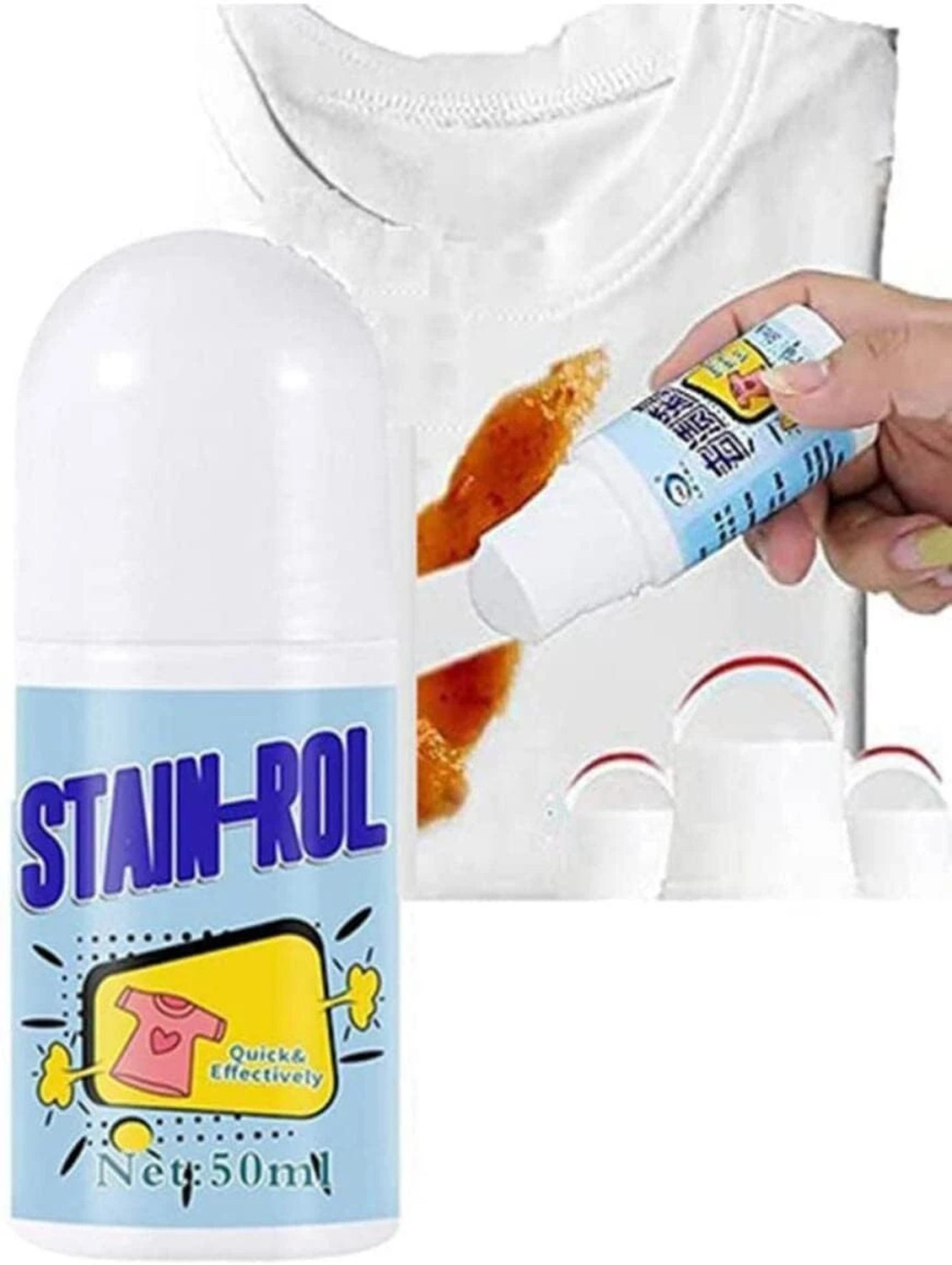 Image of Stainoff Pidilite Fabric Stain Remover Liquid | Instant Action PACK OF 3 Stain Remover (50 ml)
