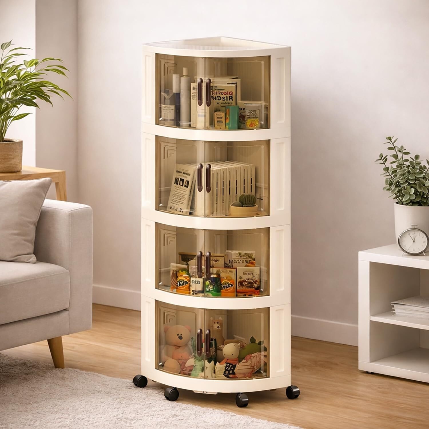 Image of FUTABA Pullout Organizers (White, Plastic)