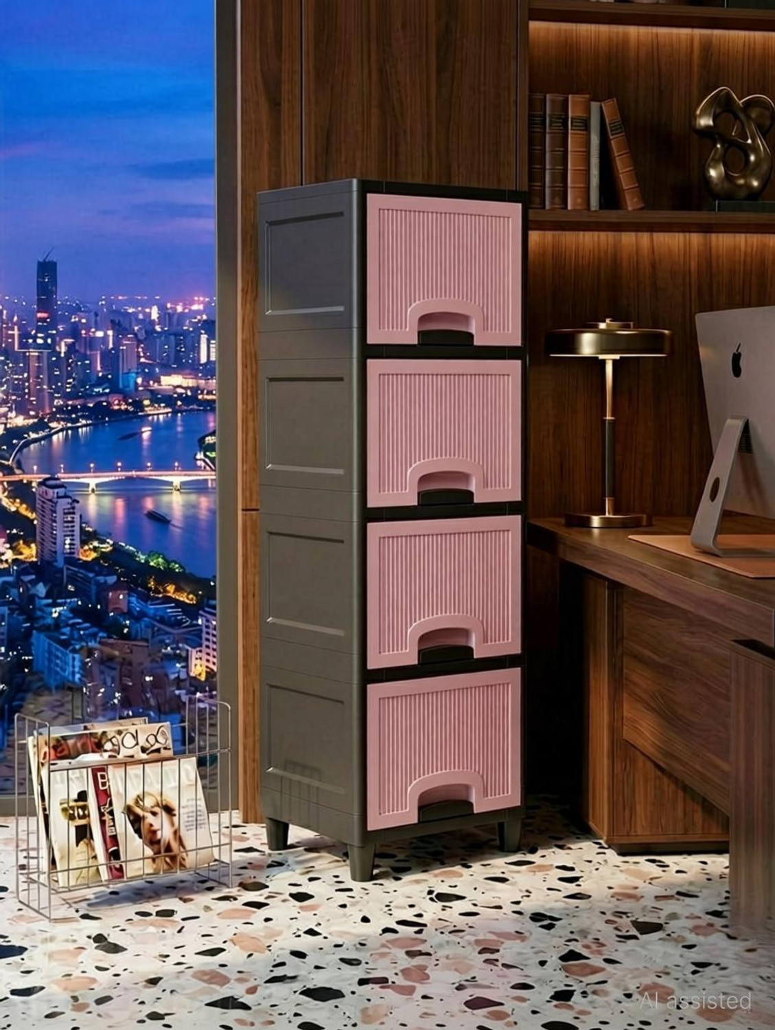 Image of Surety for Safety Shelf Organizers (Multicolor, Plastic)