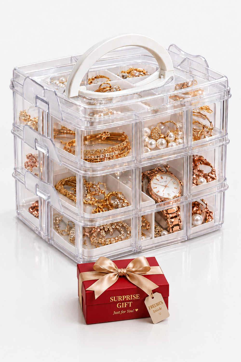 Image of FUTABA Pullout Organizers (White, Plastic)