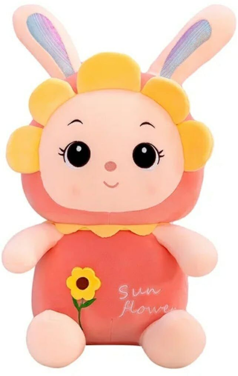Image of FINIFAB CUTE Rabbit Bunny Night Light for Kids,Nursery 7-Color Changing Lamp - 16 mm (White)