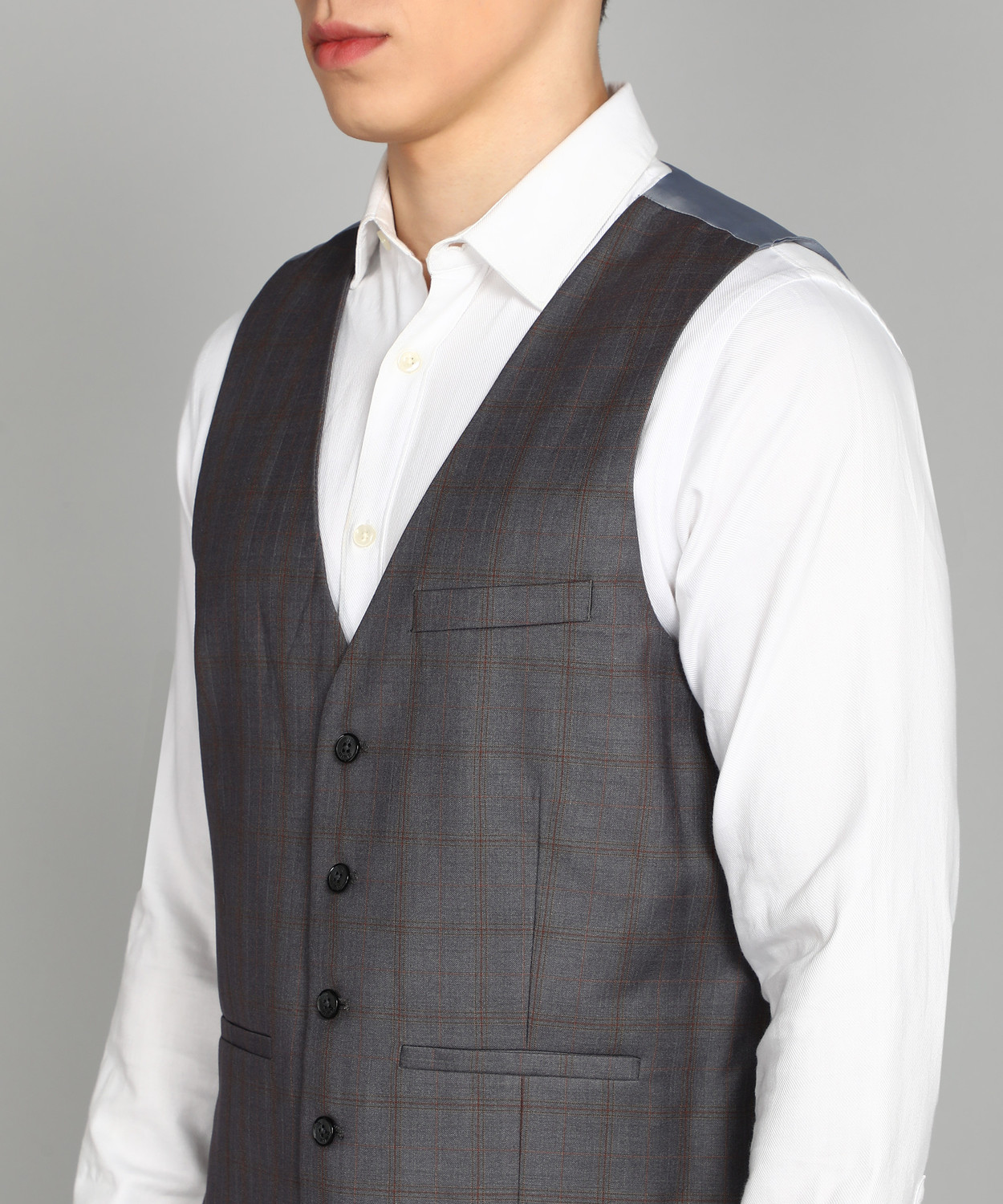 Image of Raymond 3 Piece Suit Checkered Men Suit