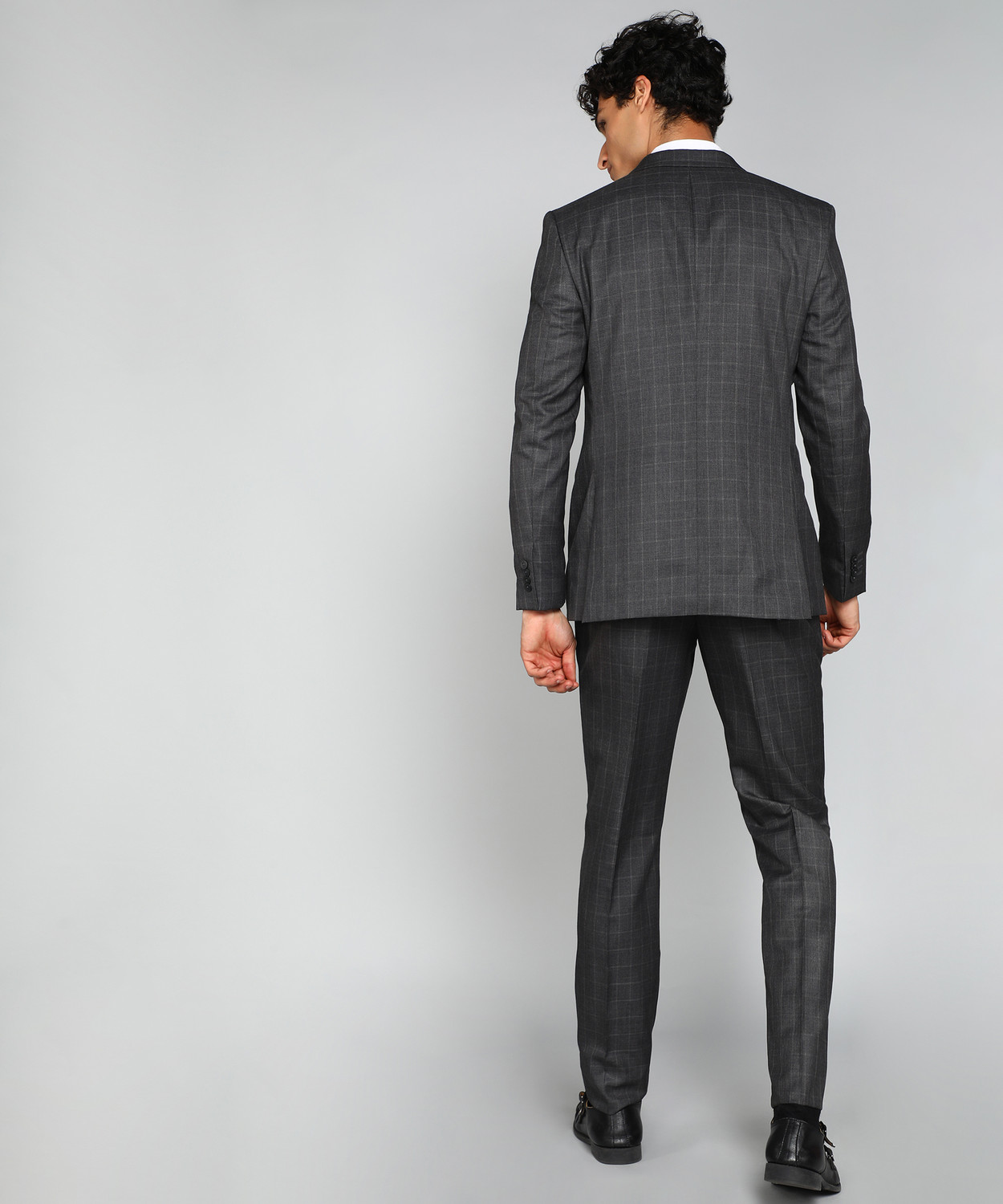 Image of Raymond 2 Piece Suit Checkered Men Suit